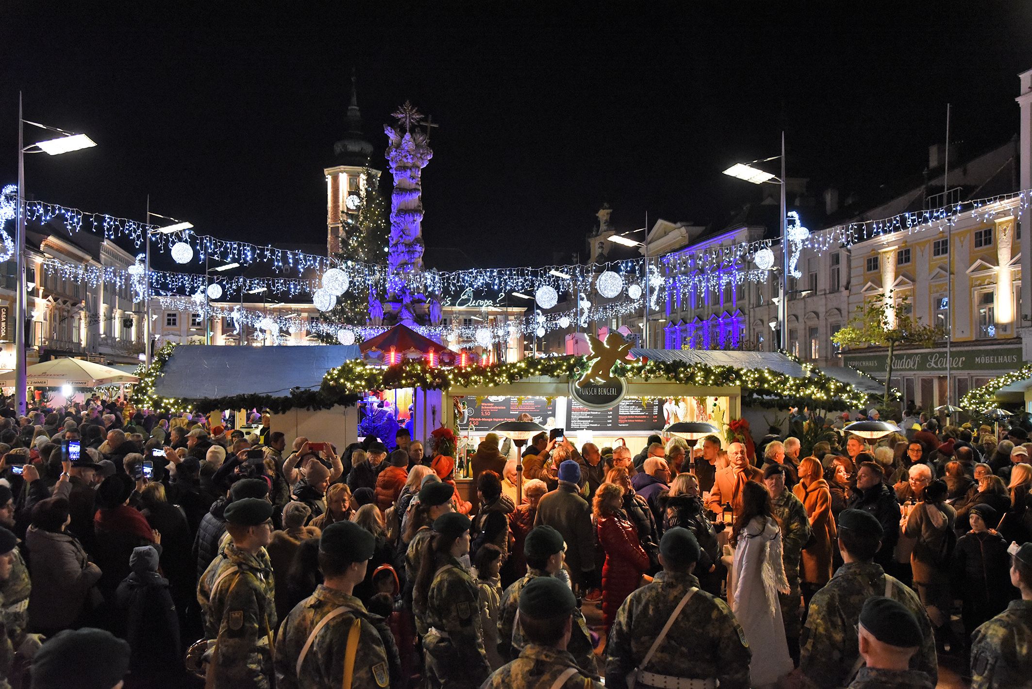Der Adventzauber in der St. Pöltner City.