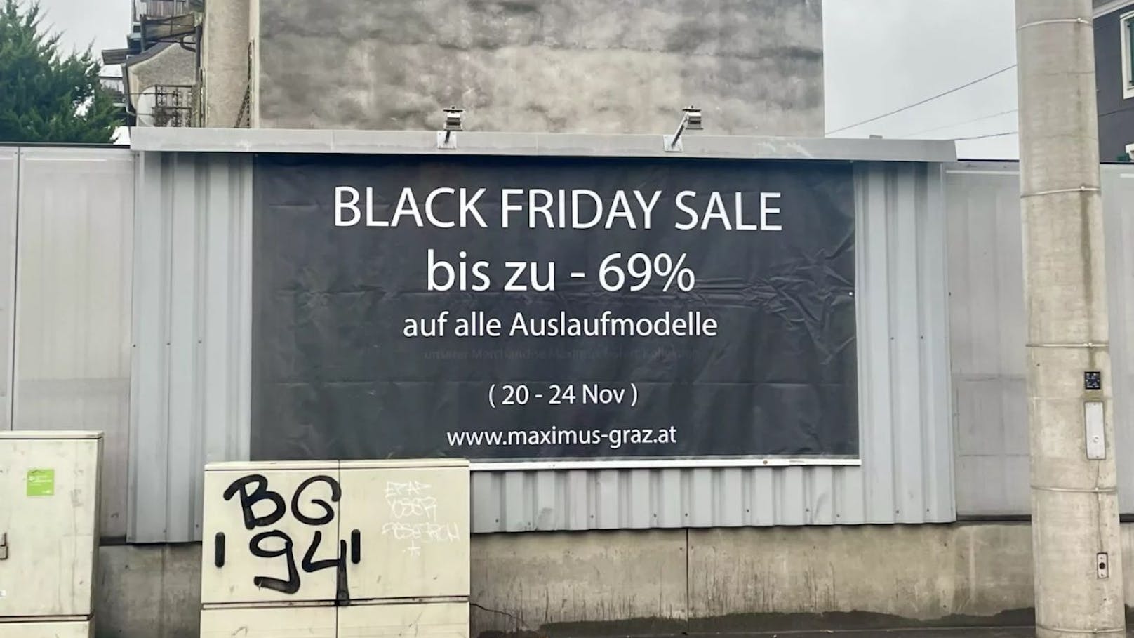 "Black Friday Sale" – erneut Wirbel um Grazer Bordell