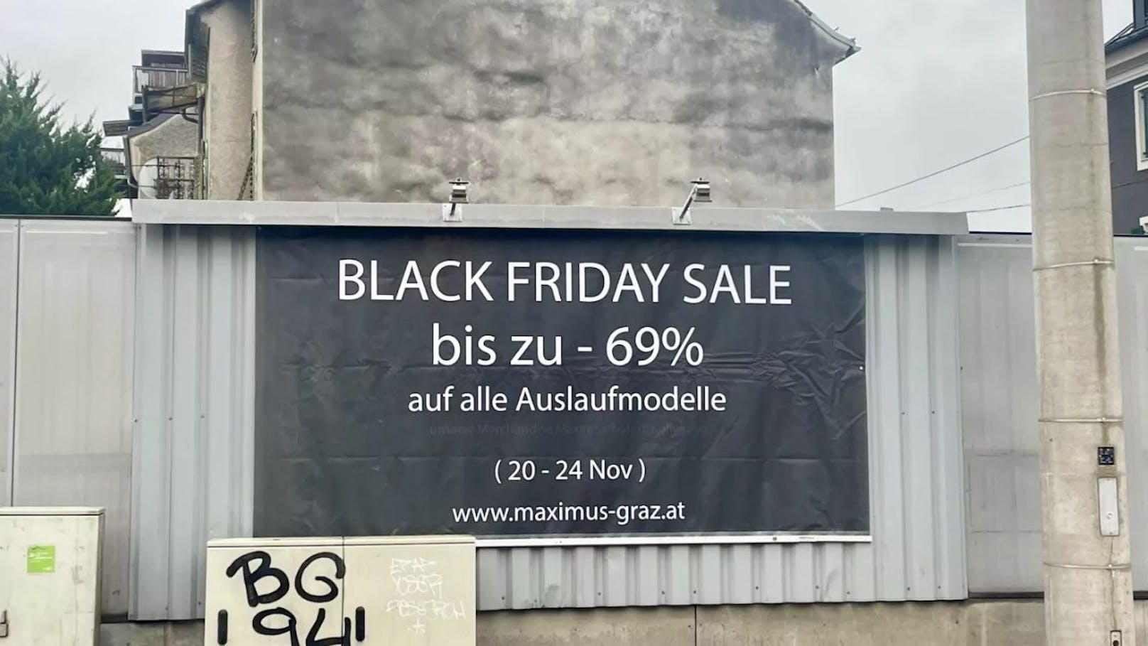 "Black Friday Sale" – erneut Wirbel um Grazer Bordell