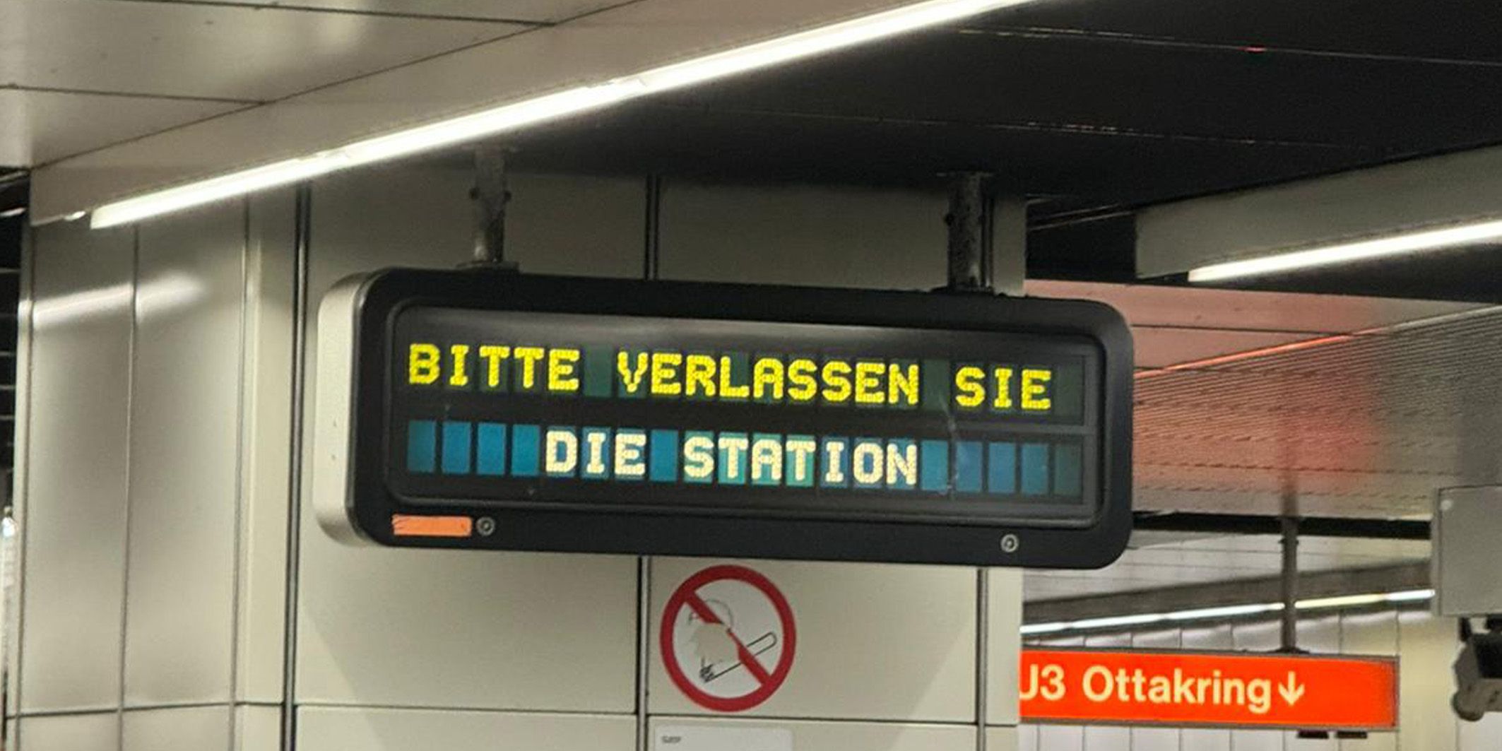 Aufgrund einer Rauchentwicklung musste die U3-Station Zieglergasse geräumt werden,