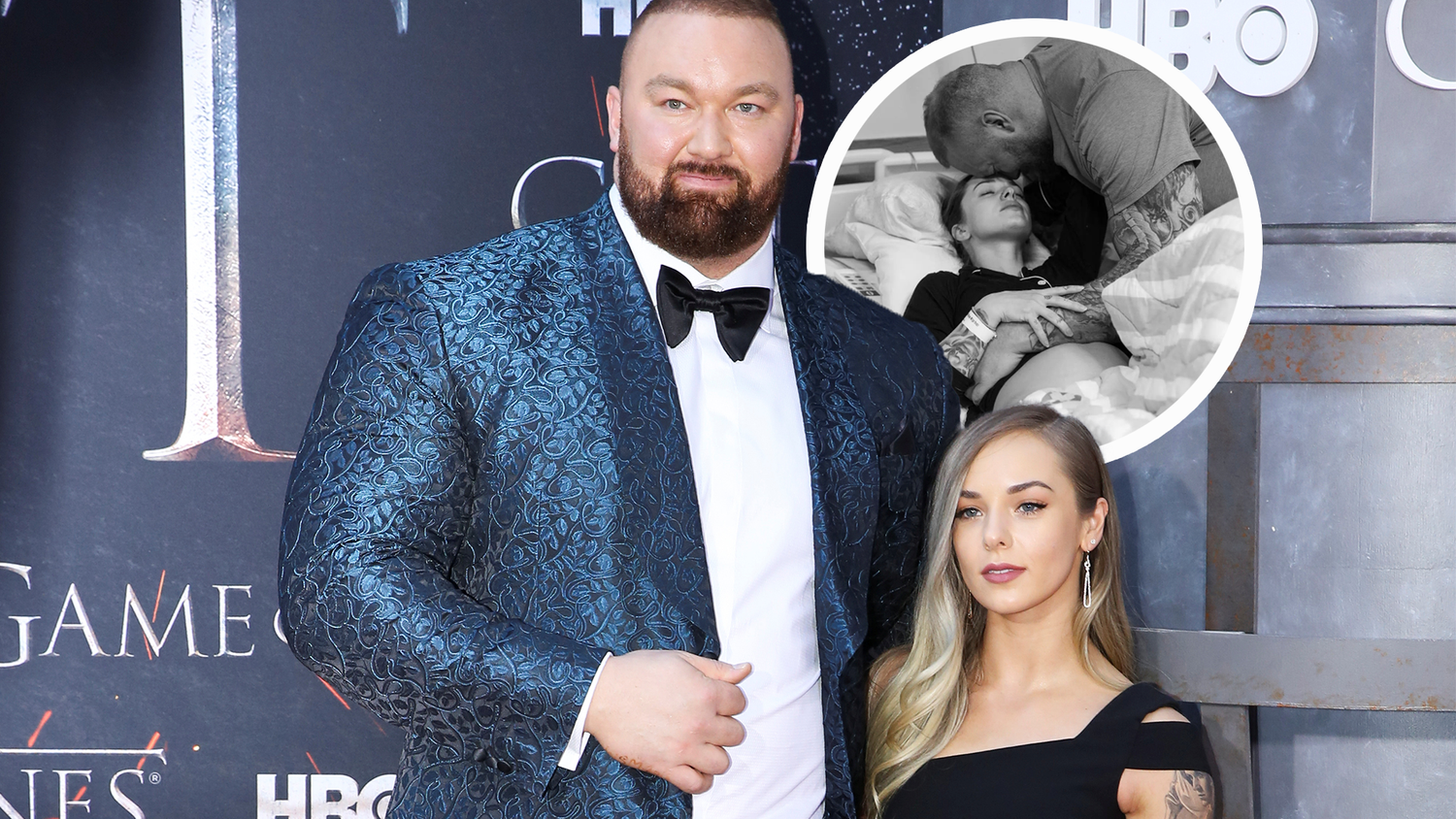 Der gebürtige Isländer Hafthor Julius Björnsson und die Kanadierin Kelsey Henson haben einen gemeinsamen Sohn.