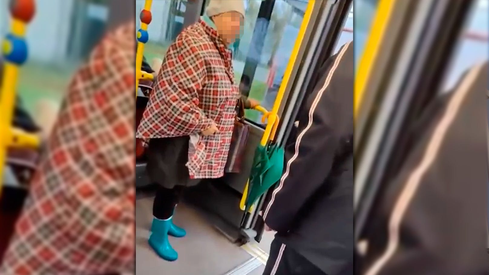 Wut-Wienerin streitet sich mit Busfahrer um Regenschirm