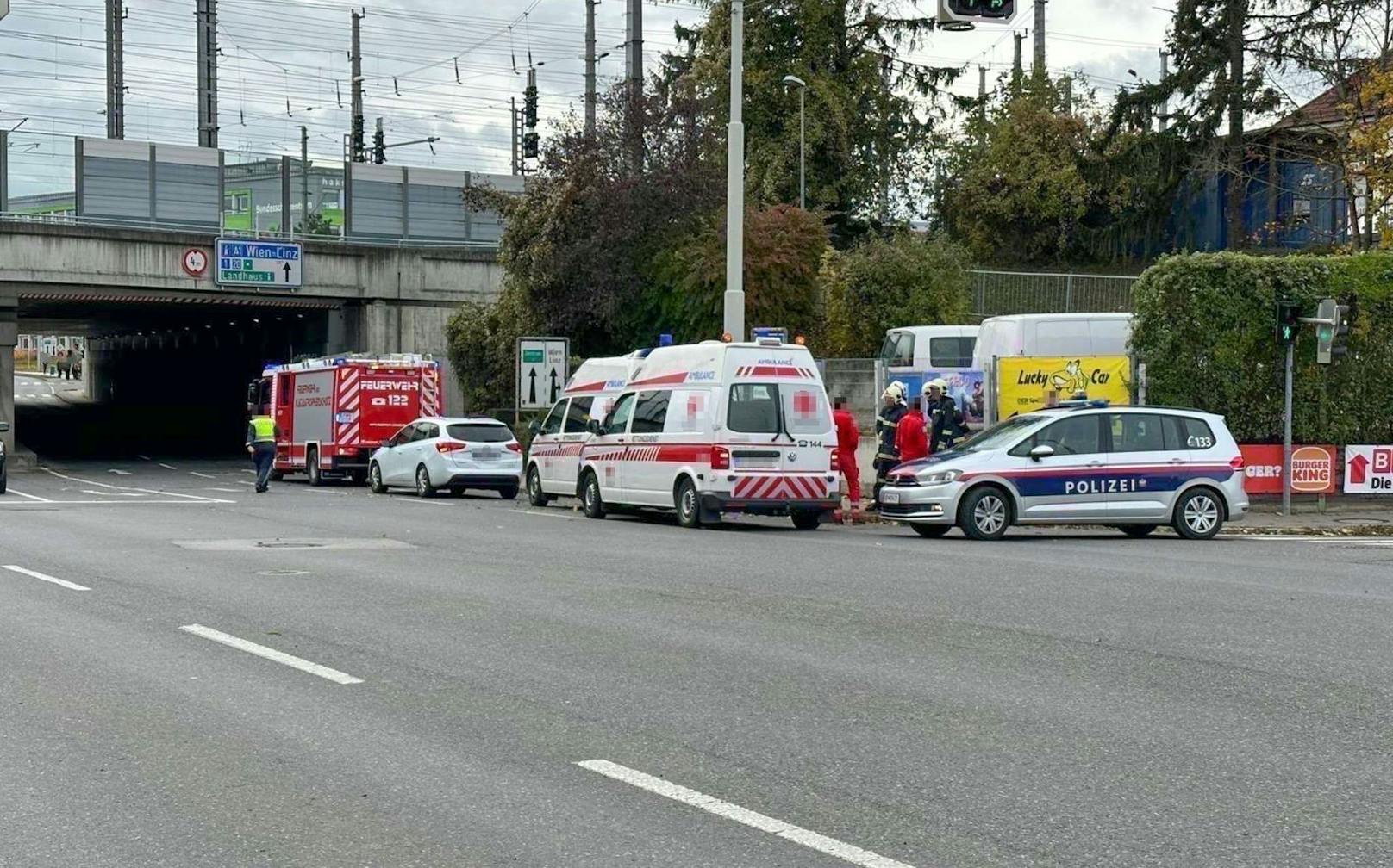 Der Unfall ereignete sich in St. Pölten.