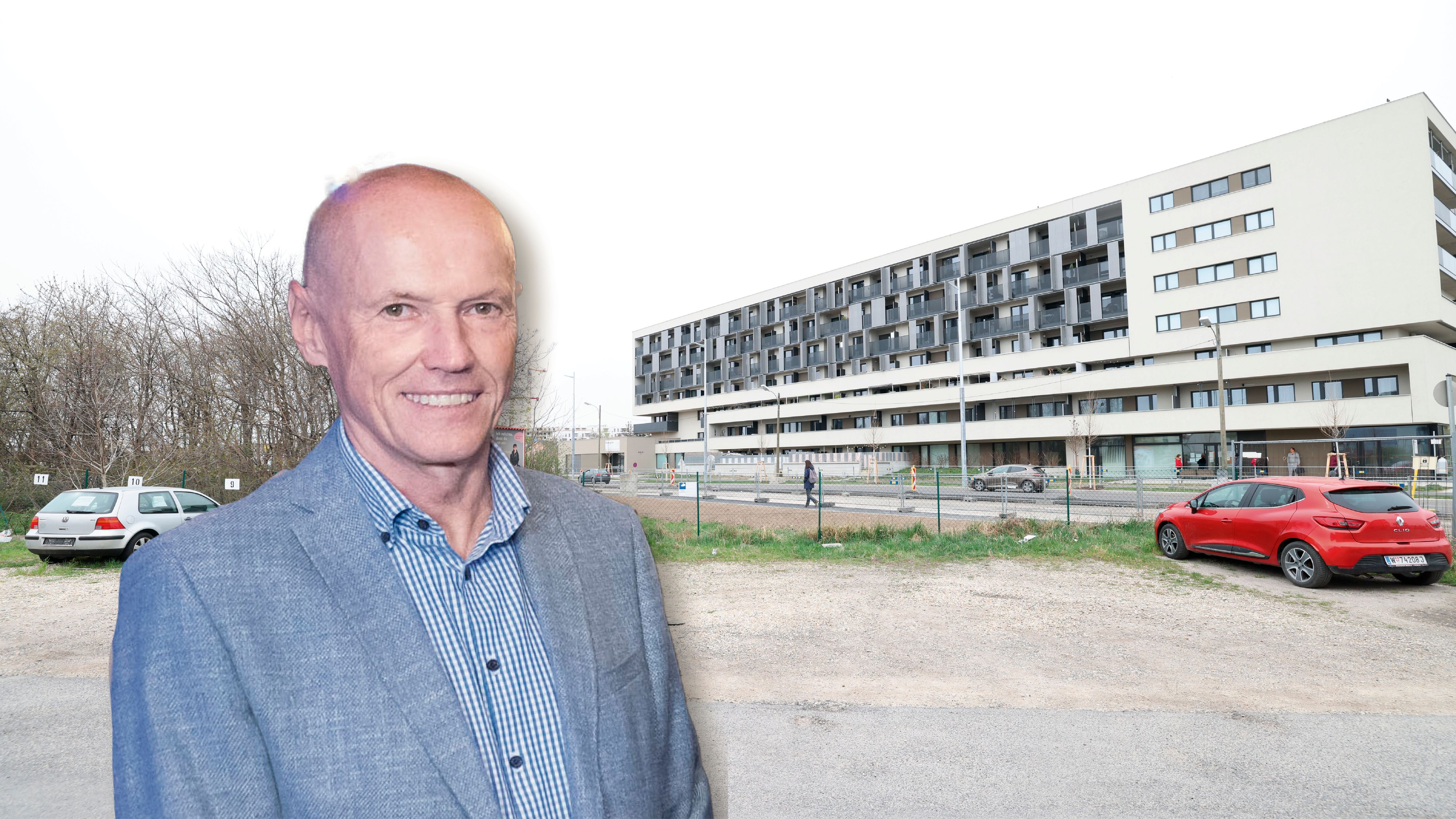 Dieser Parkplatz in der Walter-Zeman-Gasse (Wien-Donaustadt) sorgt für Ärger bei Autofahrern. Sogar der Bürgeranwalt hat sich dem Thema nun angenommen. 