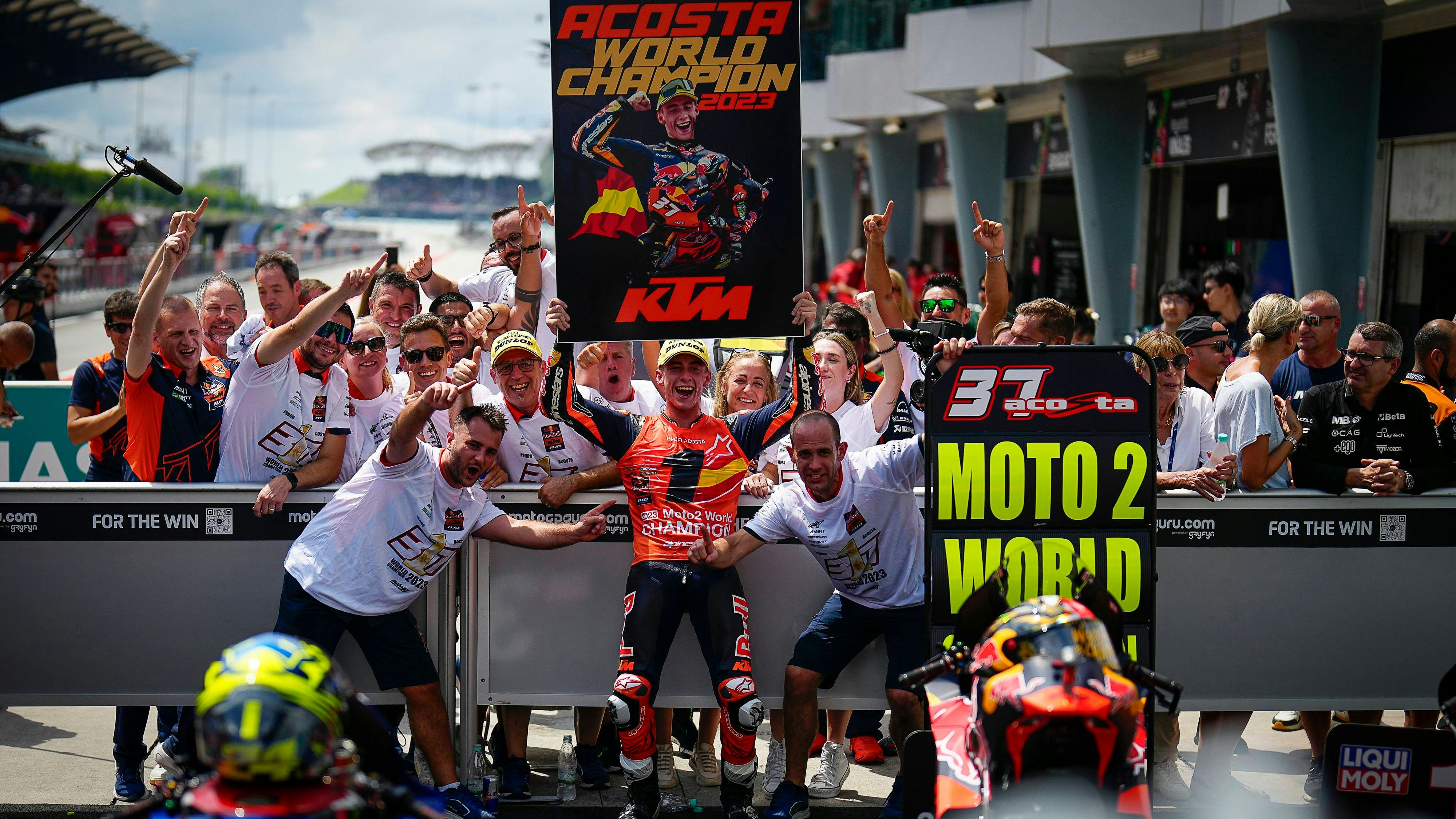 Pedro Acosta ist der jüngste Weltmeister der Geschichte der Moto2.