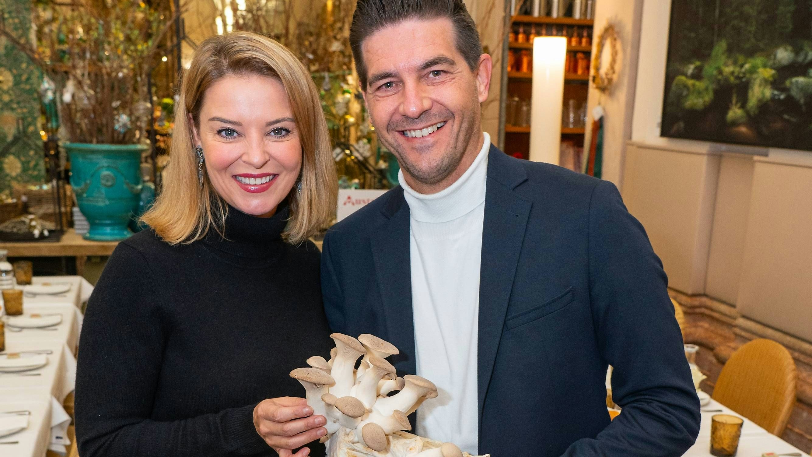 Setzen auf die Kraft von steirischen Pilzen: Christine Reiler und Norbert Oberhauser.