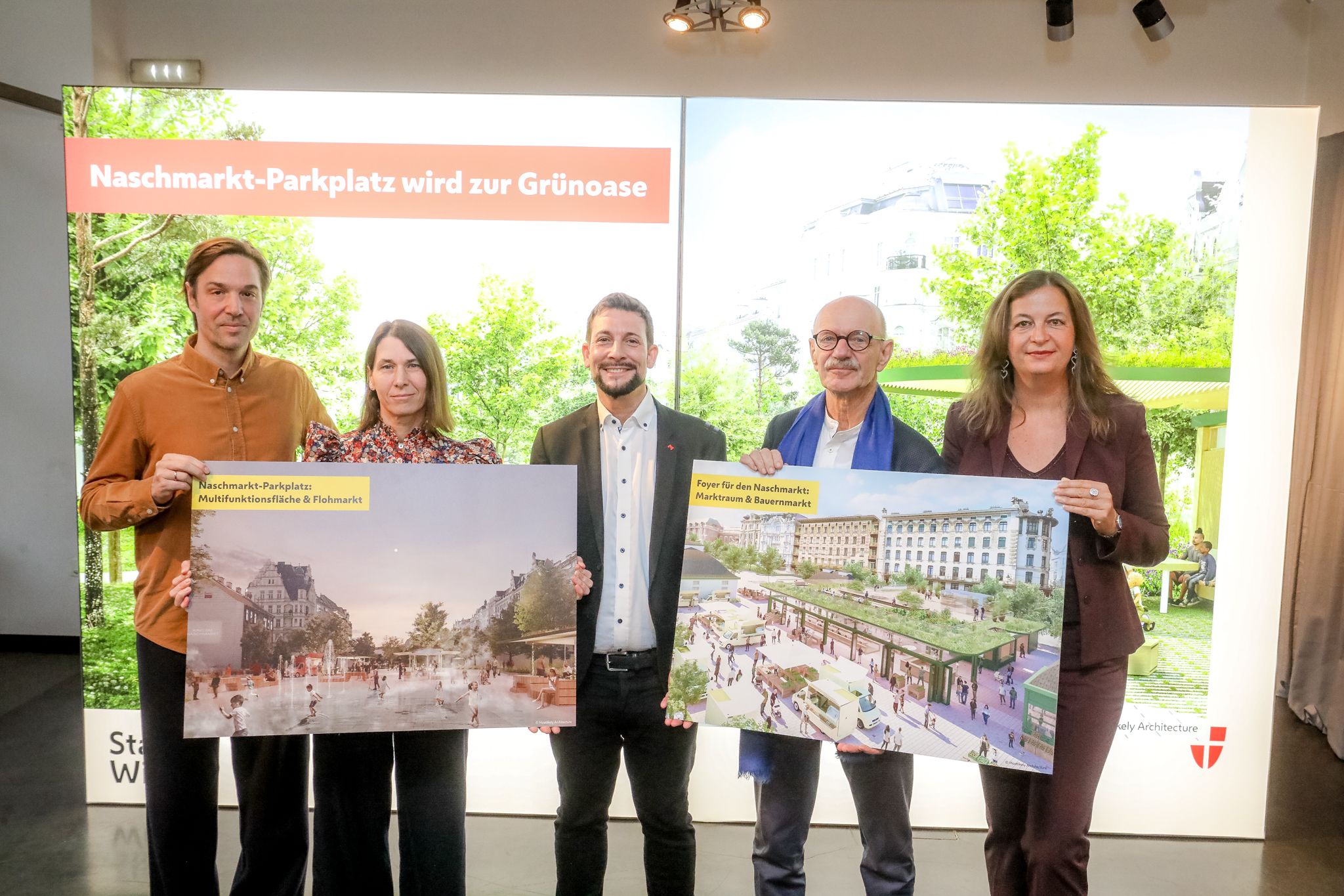 Der Parkplatz des Wiener Naschmarkts wird völlig neu gestaltet.