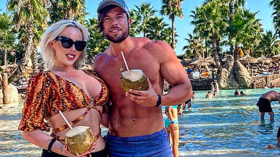 "Wildsau" mit ihrem neuen "Eber"? Lydia und der Muskelmann entspannen gerade gemeinsam 