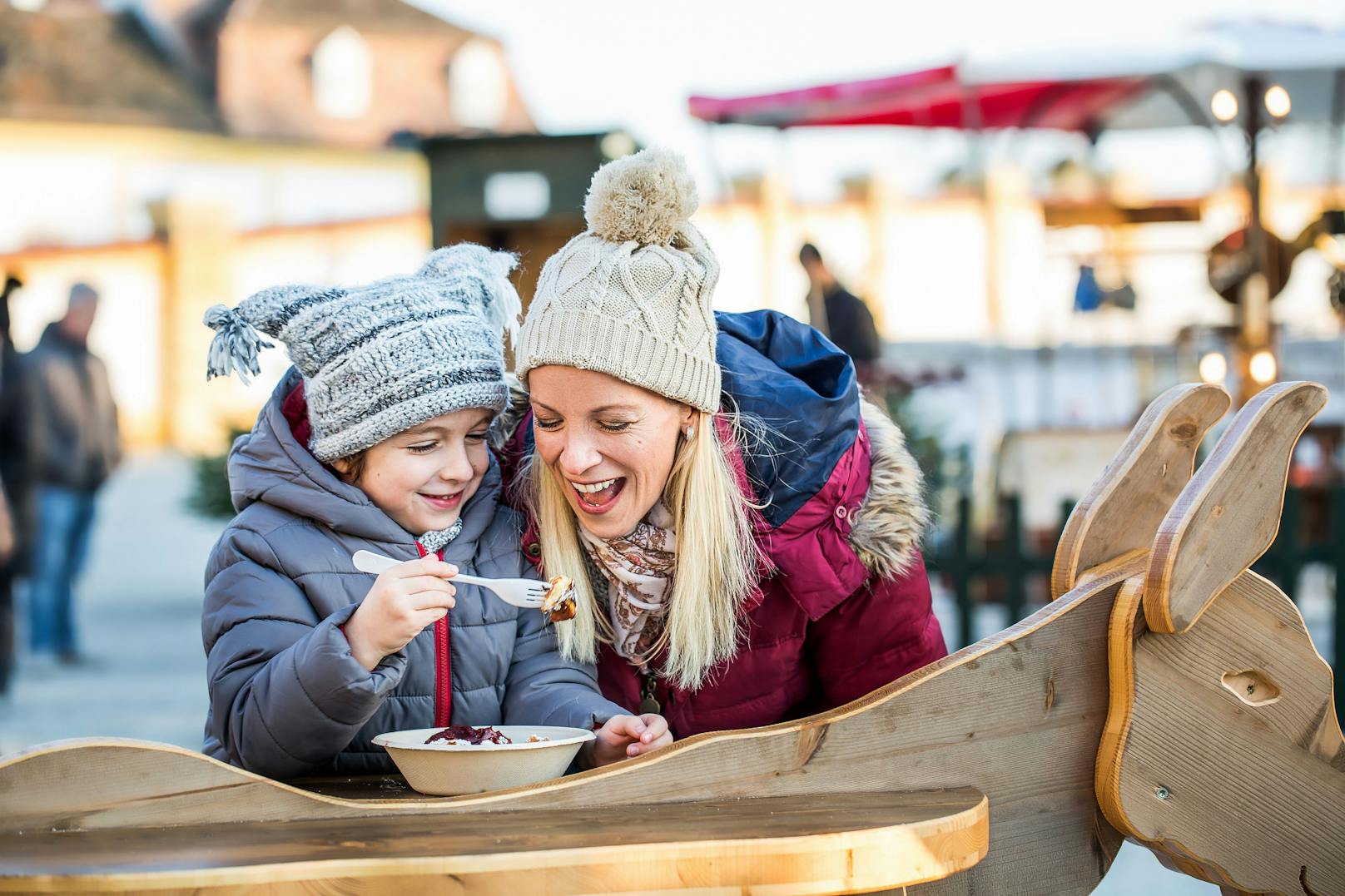 Der Weihnachtsmarkt auf Schloss Hof