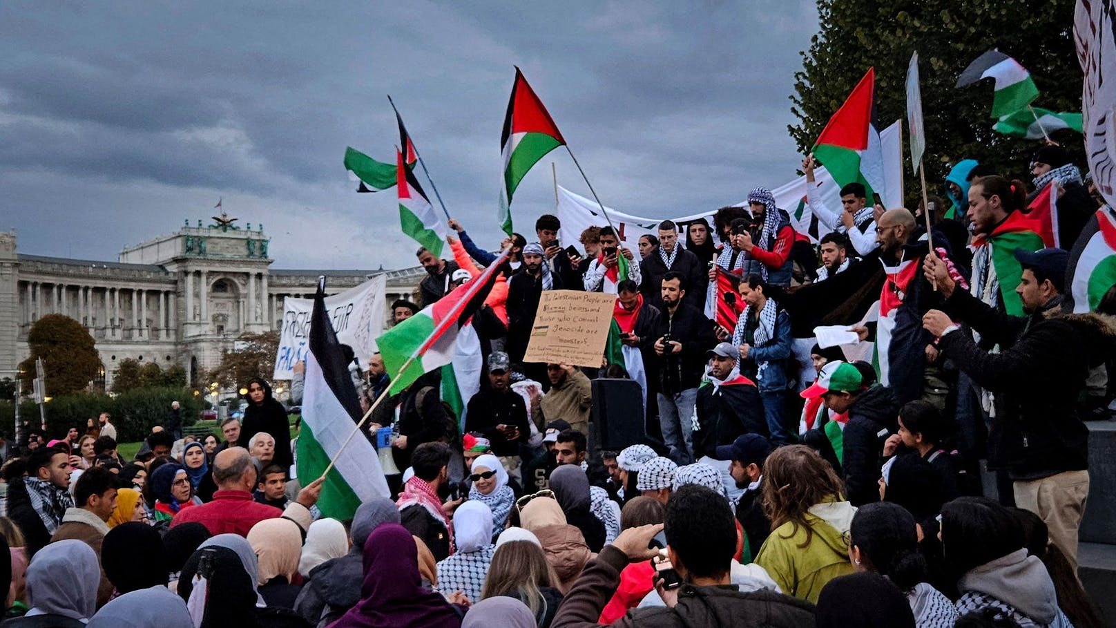 Verkehrs-Chaos in Wien – Ringsperre wegen Gaza-Demo