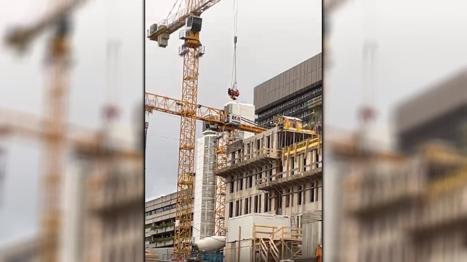 Unfall auf AKH-Baustelle! Arbeiter (34) im Schockraum