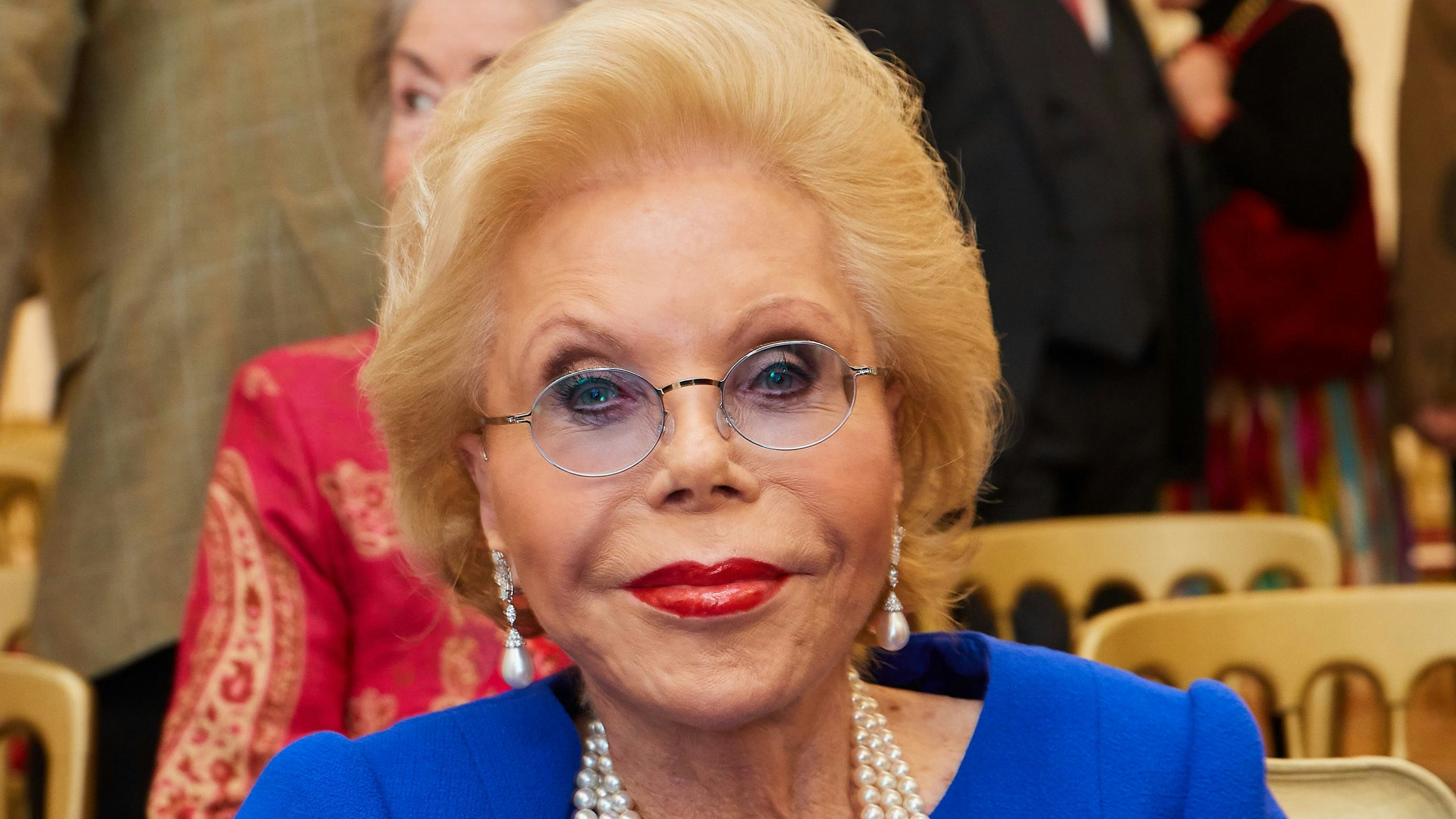 Heidi Goess-Horten, im Jahr 2018, als sie das "Österreichische Ehrenkreuz für Wissenschaft und Kunst" verliehen bekam.  