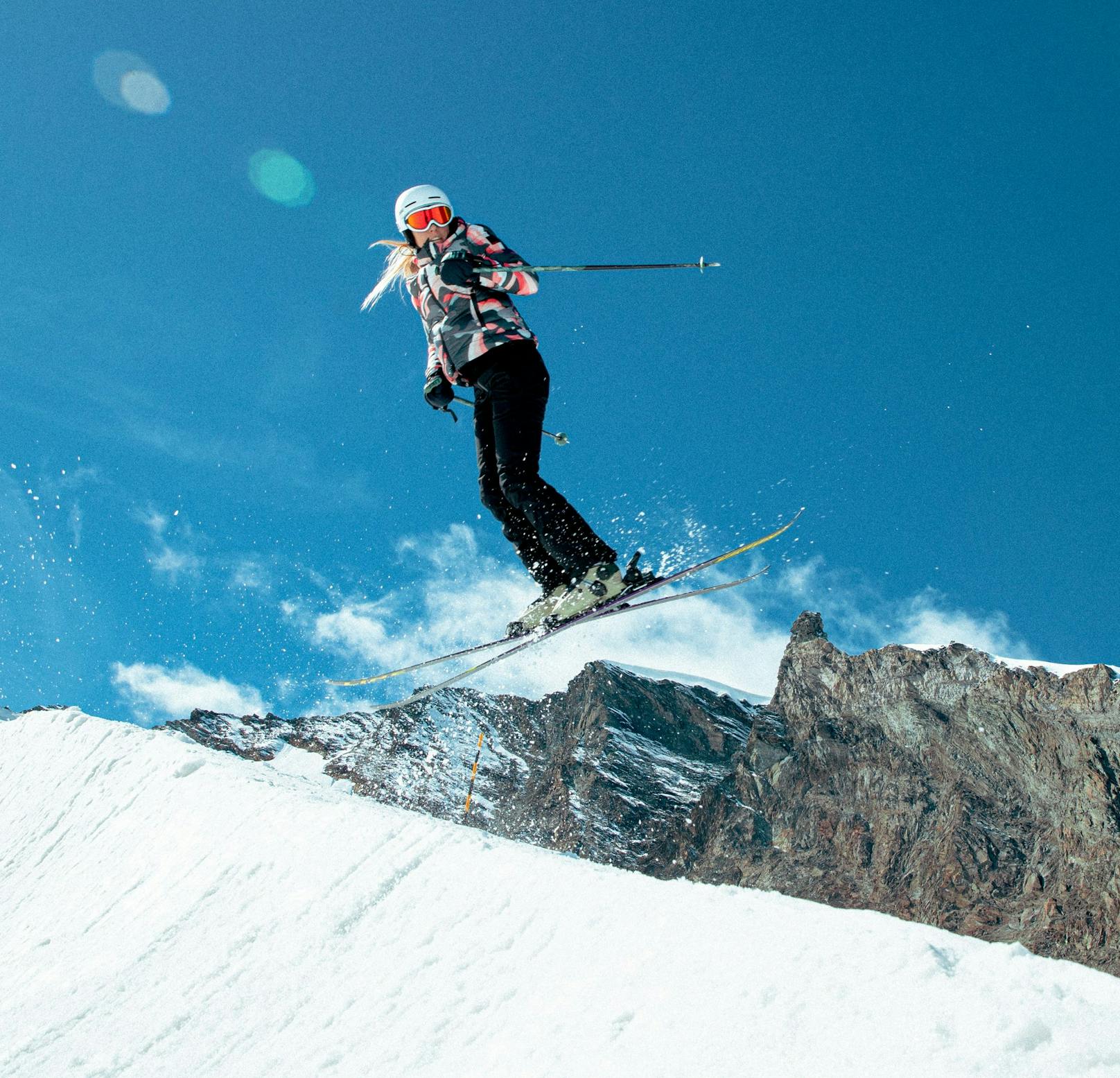 Österreichische Skifahrerin Lisa Zimmermann in ihrem Element