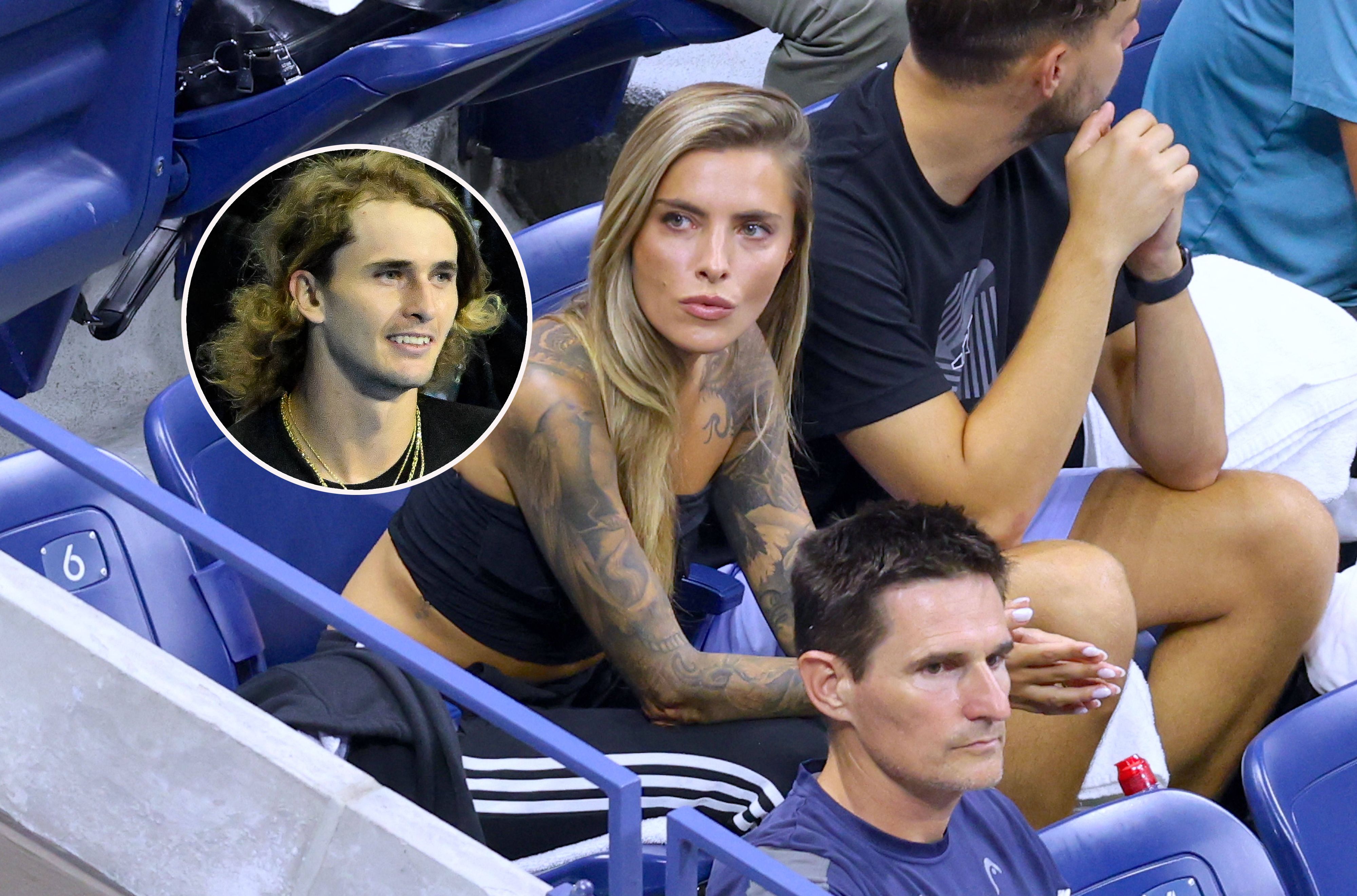 Sophia Thomalla mit Herzblatt Alex Zverev (l.)