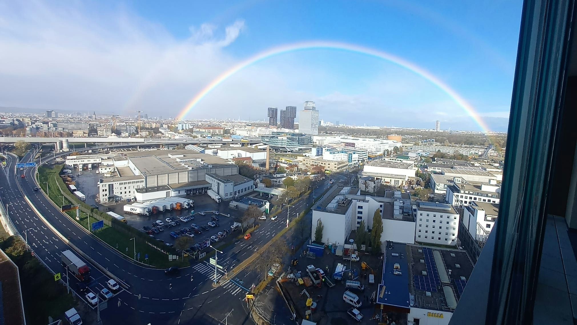 Sturmchaos – dann staunten Wiener über Regenbogen
