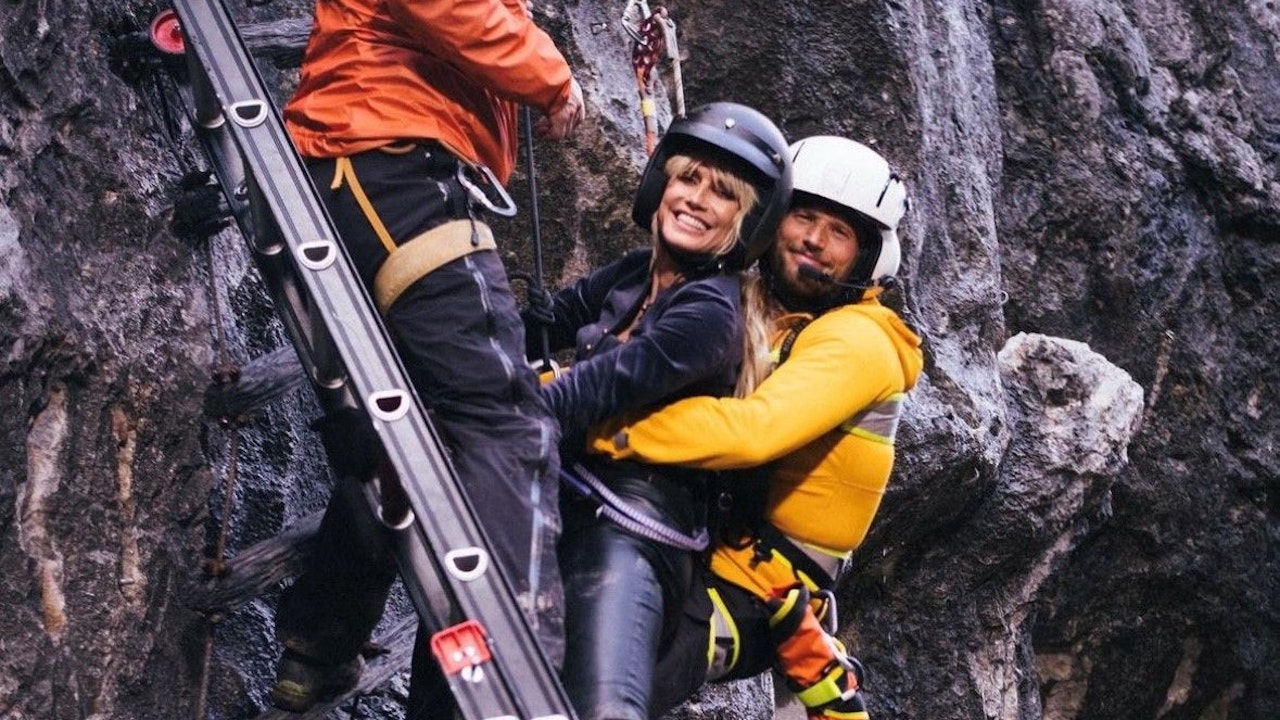 Heute.at - Heidi Klum: Topmodel hängt in der Ramsau in den Seilen