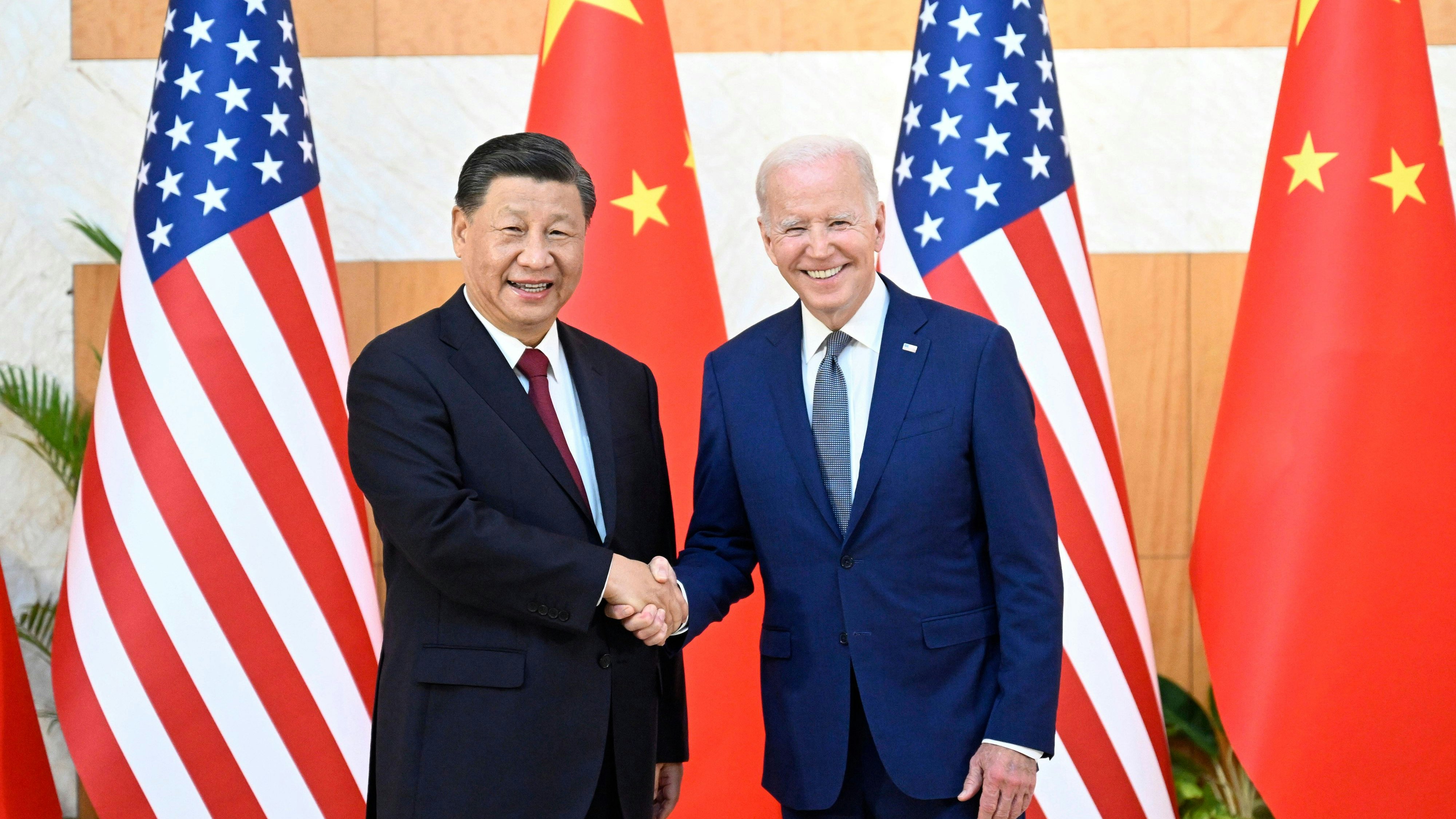 Biden und Xi treffen sich erstmals seit einem Jahr persönlich in San Francisco. Jetzt haben sie im Vorfeld des Treffens eine Kooperation im Klimaschutz angekündigt. (Archivbild vom November 2022)