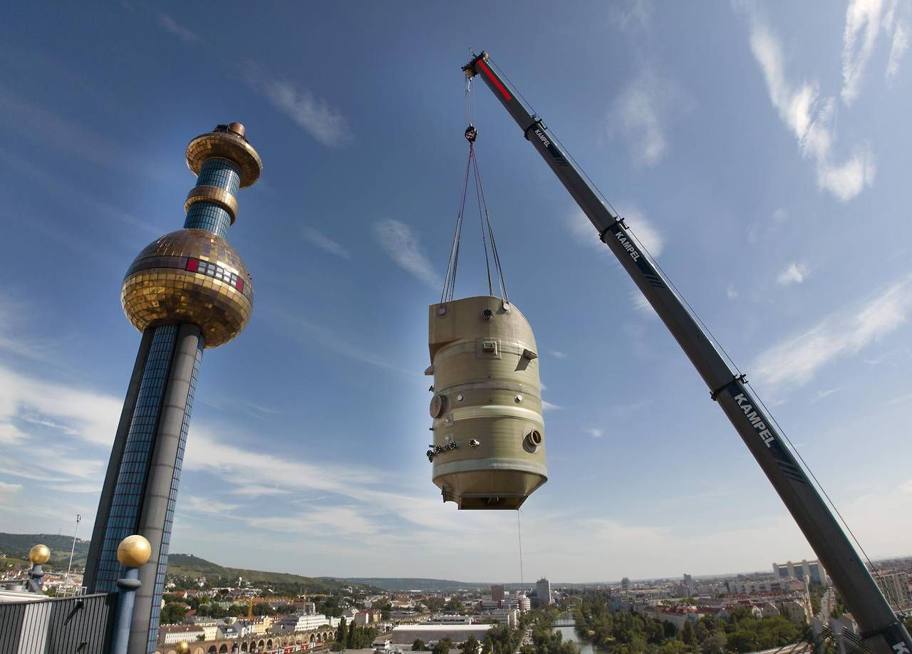 Großwärmepumpe in Wien-Spittelau vorgestellt.