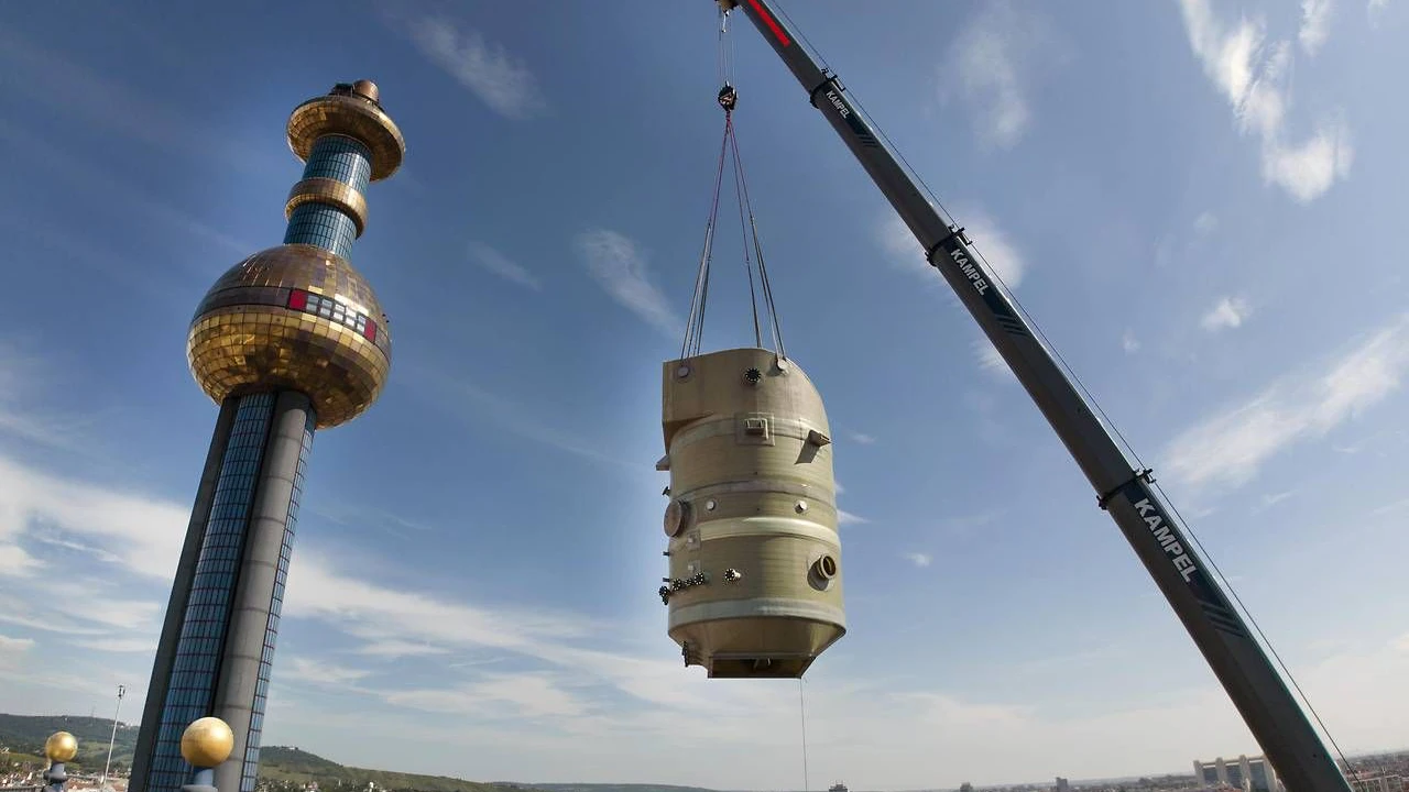 Großwärmepumpe in Wien-Spittelau vorgestellt.