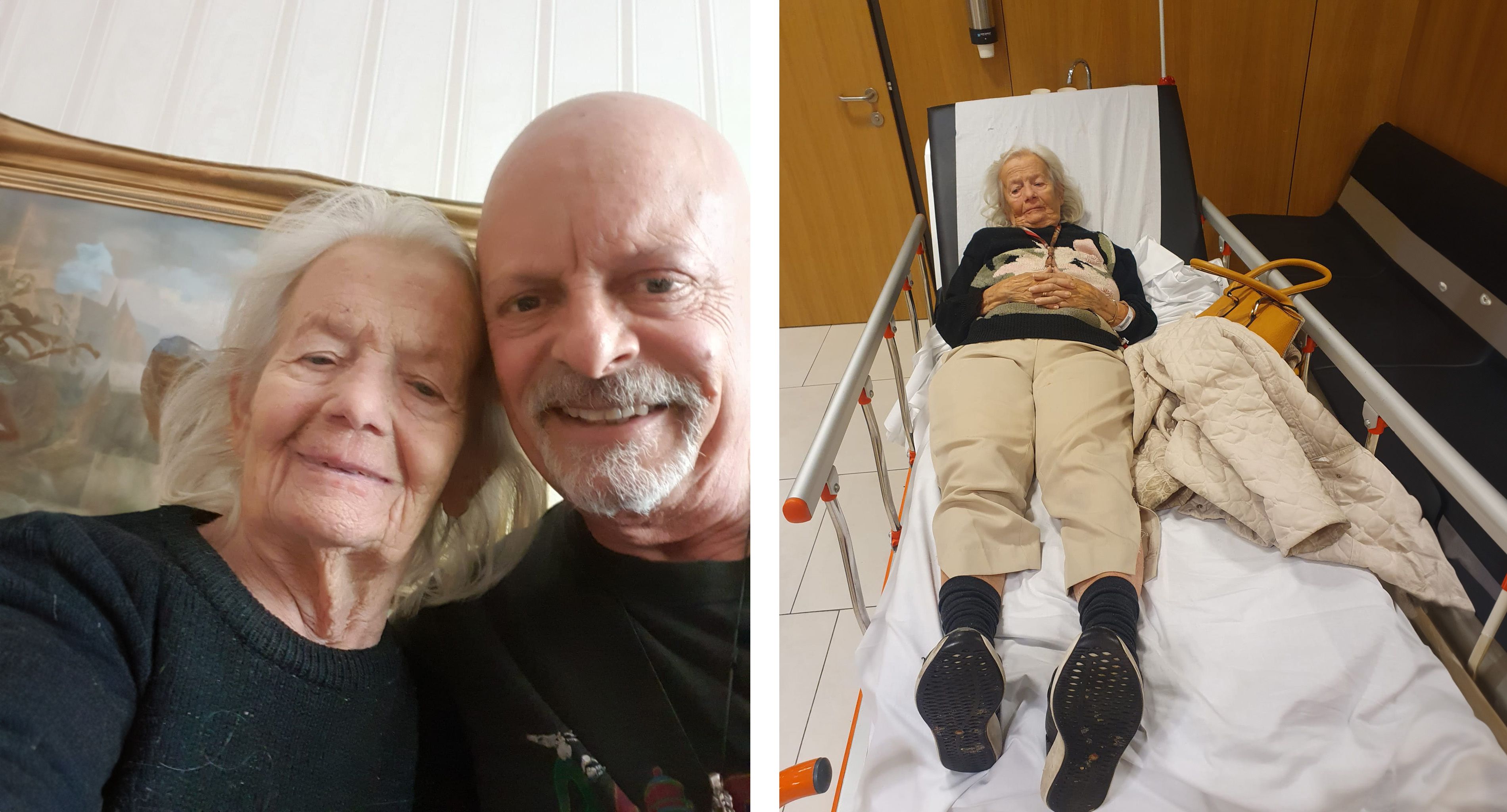 Sänger Gary Lux musste mit seiner Mutter Erika ins Spital. Ganze acht Stunden dauerte es, bis sie in der Notaufnahme fertig war.