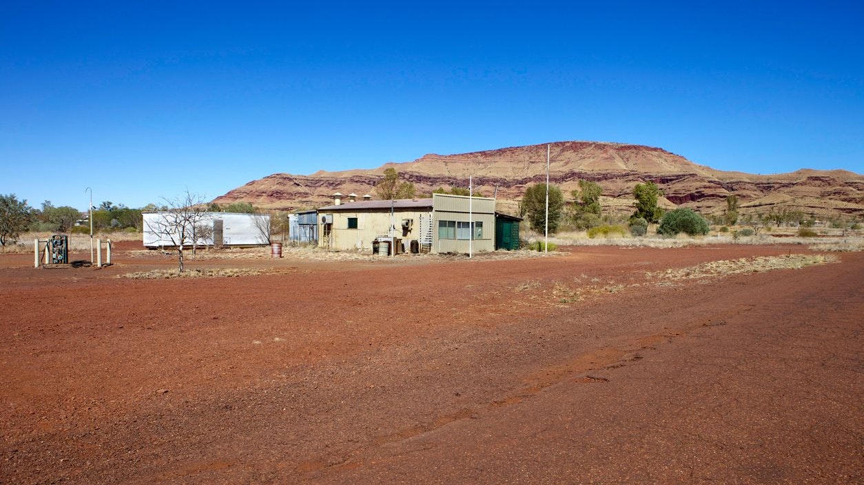 Abandoned town of Wittenoom in outback Western Australia.