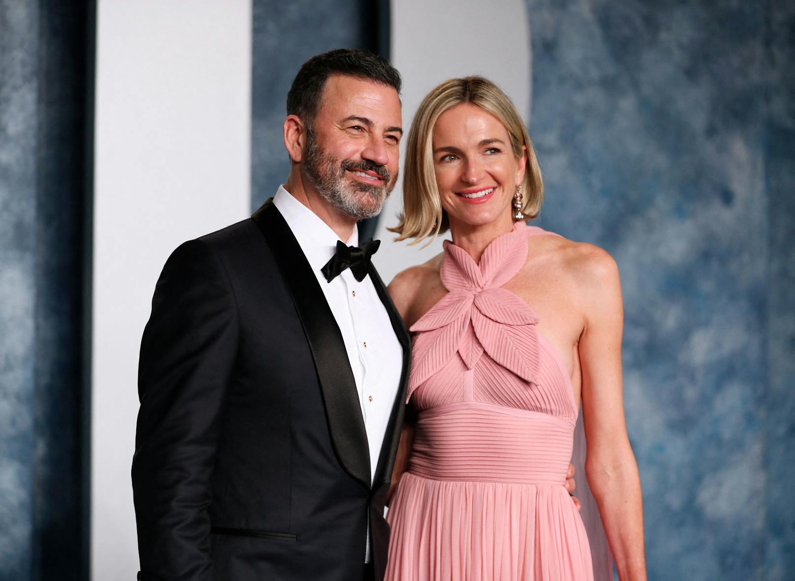Jimmy Kimmel und seine Ehefrau Molly McNearney bei der Vanity Fair Oscar Party 2023.