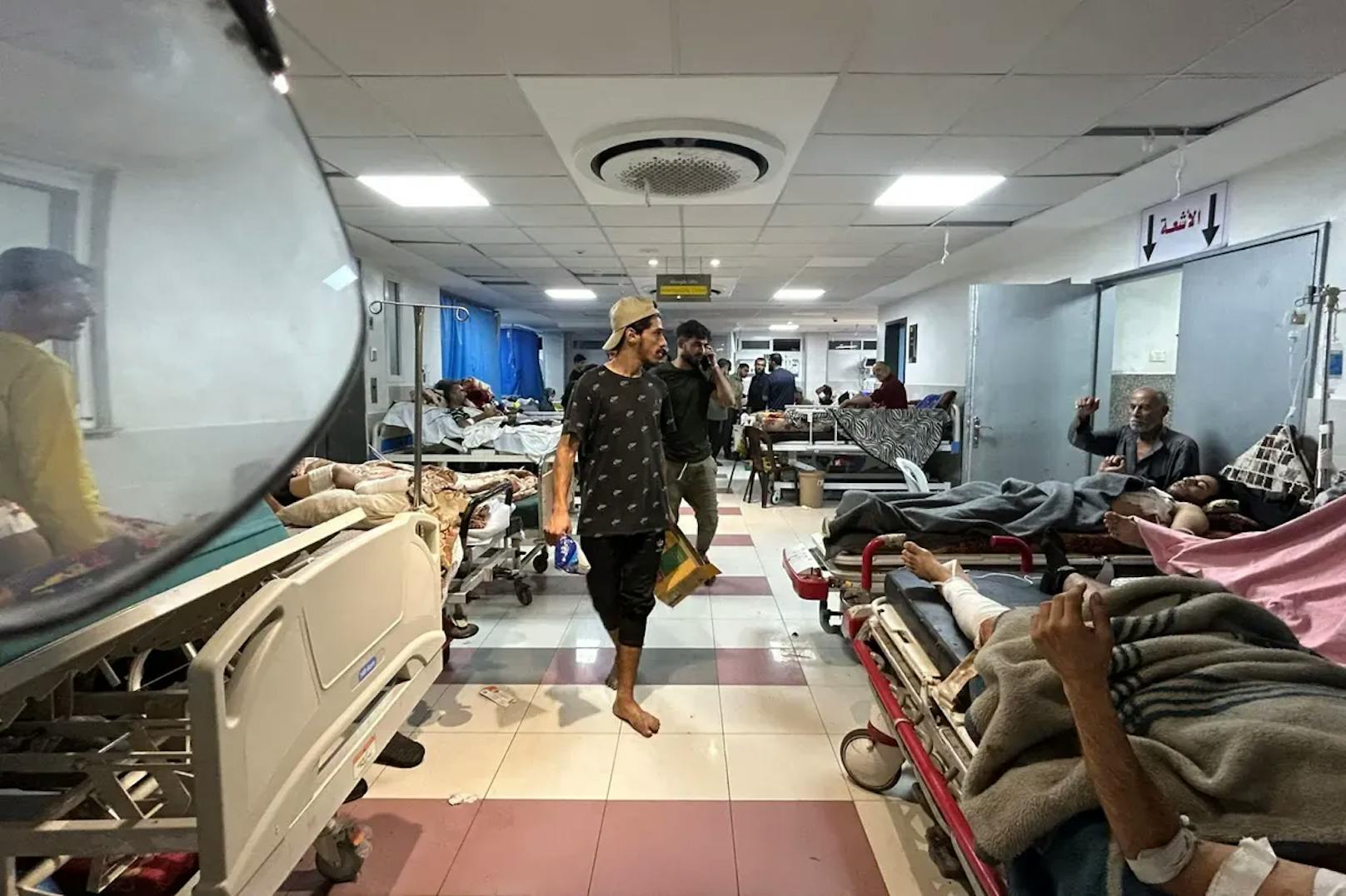 Die Weltgesundheitsorganisation sprach zuletzt von "entsetzlichen Zuständen" im Krankenhaus.