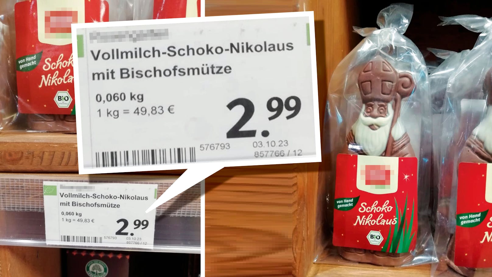 Bittersüße Teuerung – 50 Euro für Kilo Weihnachtsschoko