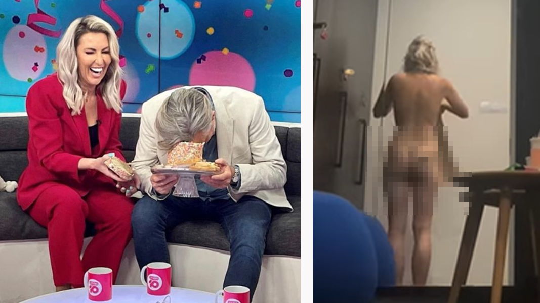 TV-Moderatorin steht plötzlich nackt