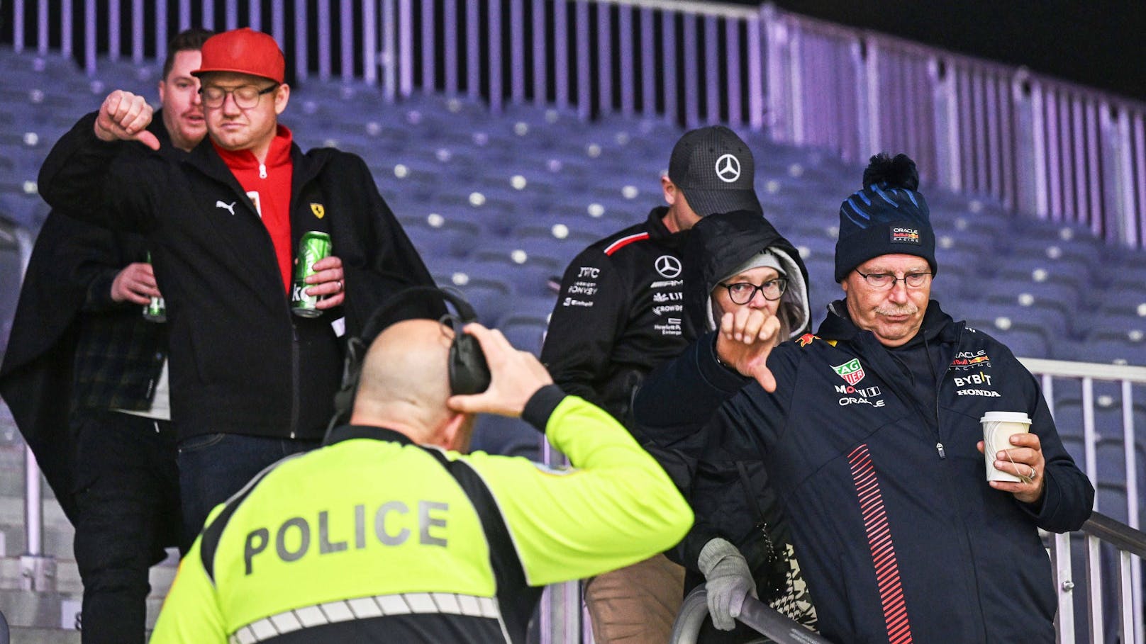 Polizei schickt Fans vor F1-Training nach Hause