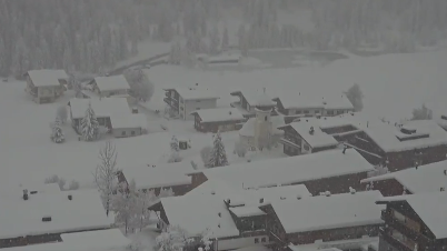 In Warth schneite es innerhalb weniger Stunden über einen halben Meter.