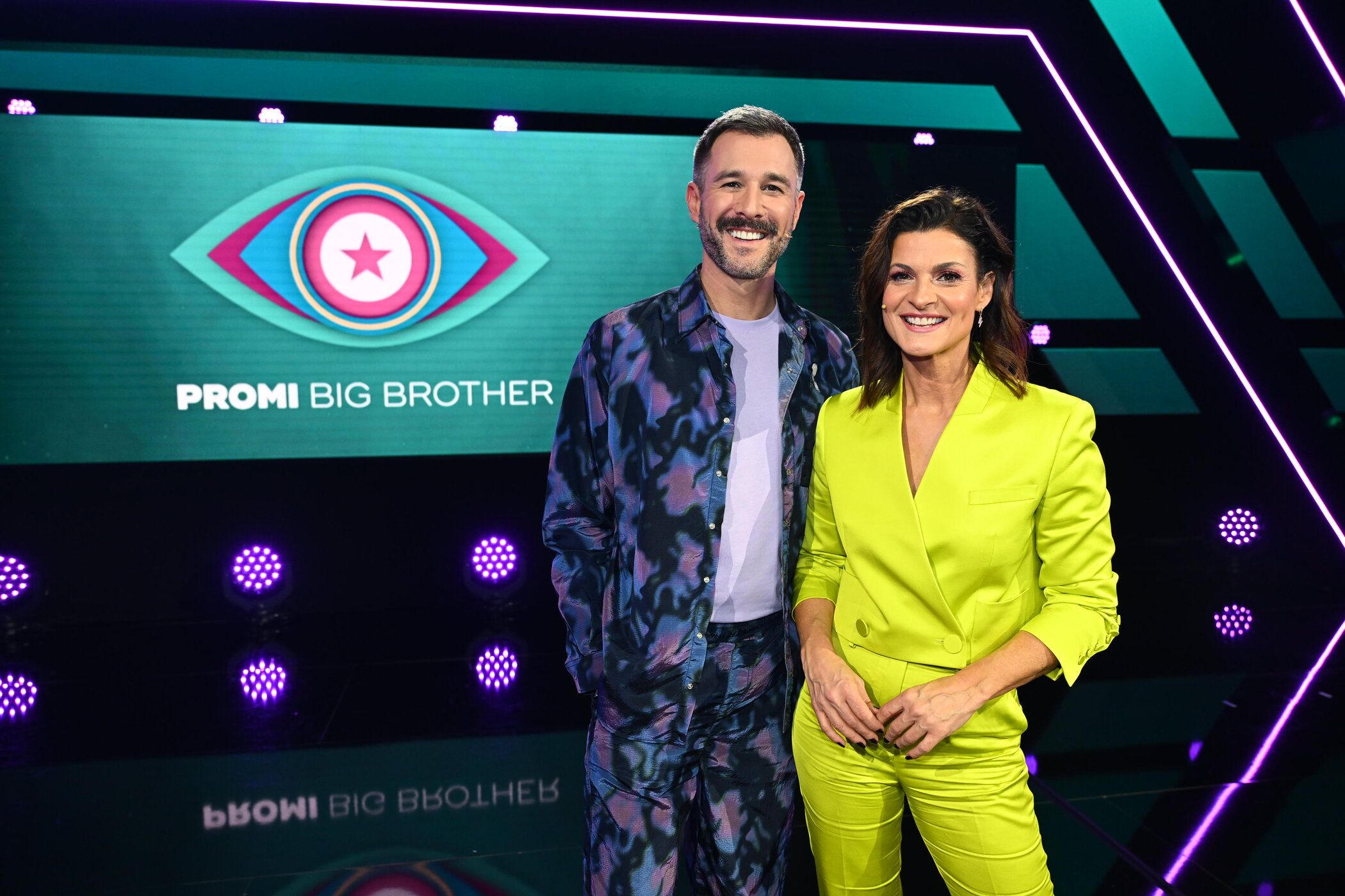 Jochen Schropp und Marlene Lufen moderierten die 10. Staffel von Promi Big Brother.