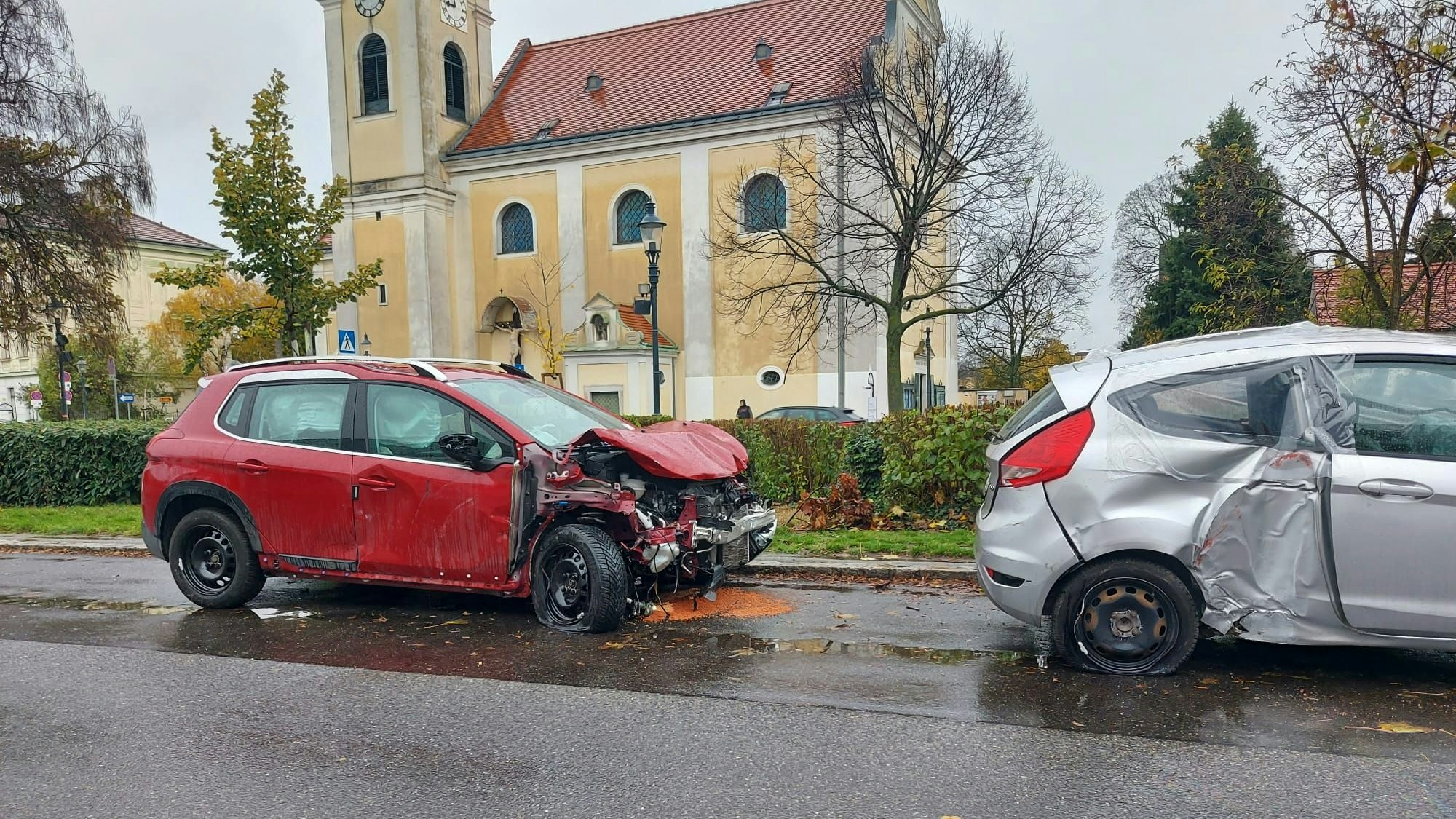 Schwerer Unfall beim Leopoldauer Platz in Wien