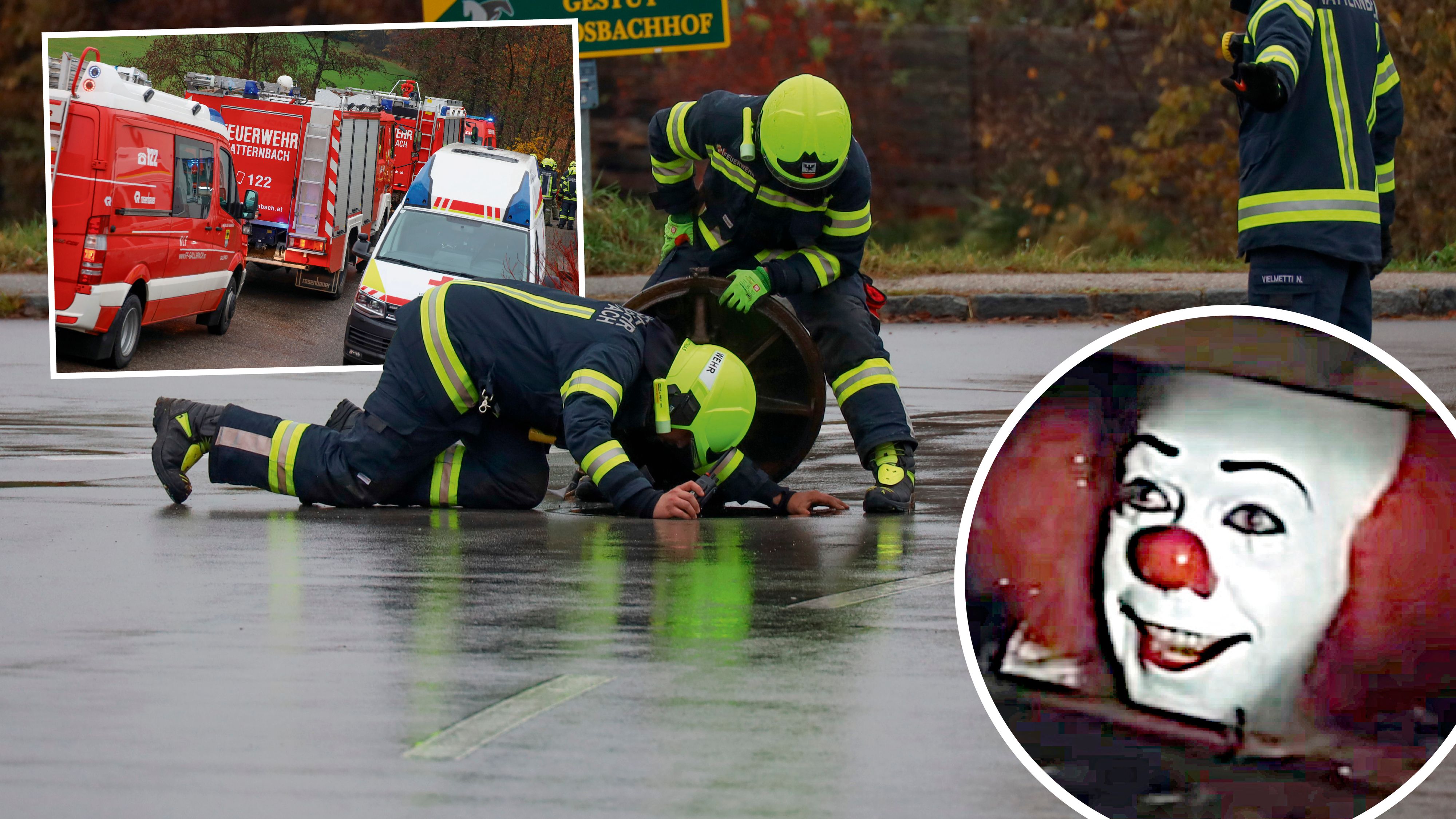 In Oberösterreich wurde ein Großeinsatz gestartet, nachdem ein Mann Stimmen aus dem Gully in der Dusche gehört hat. Der Fall erinnert an einen gruseligen Stephen-King-Klassiker.