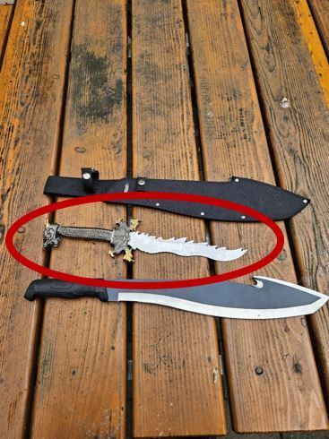 Die Polizei konnte die Tatwaffe sicherstellen.
