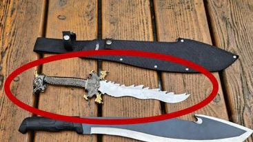 Die Polizei konnte die Tatwaffe sicherstellen.