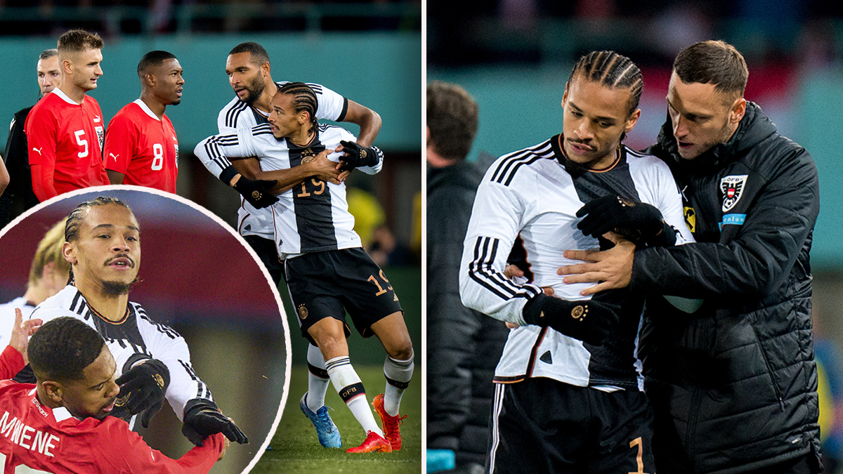 Leroy Sane rastet völlig aus. 