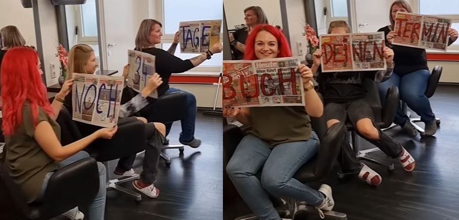 In einem Monat ist Weihnachten: Die Frisörinnen Bianca Pleßmayr, Sarah Trinkl und Tamara Weißmüller machen Dich <em>