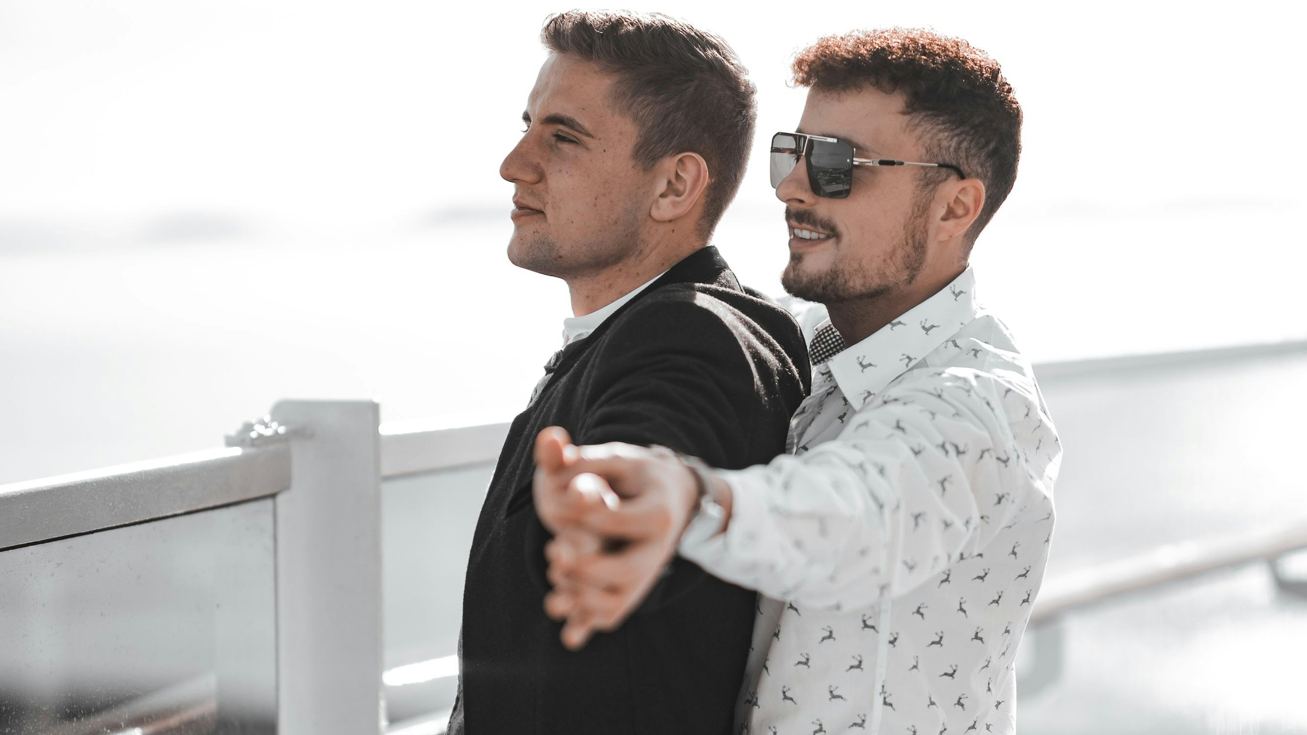 Hatten ihren "Titanic-Moment", allerdings mit Happy End: Johannes Höfinger und Partner Florian Eichner.