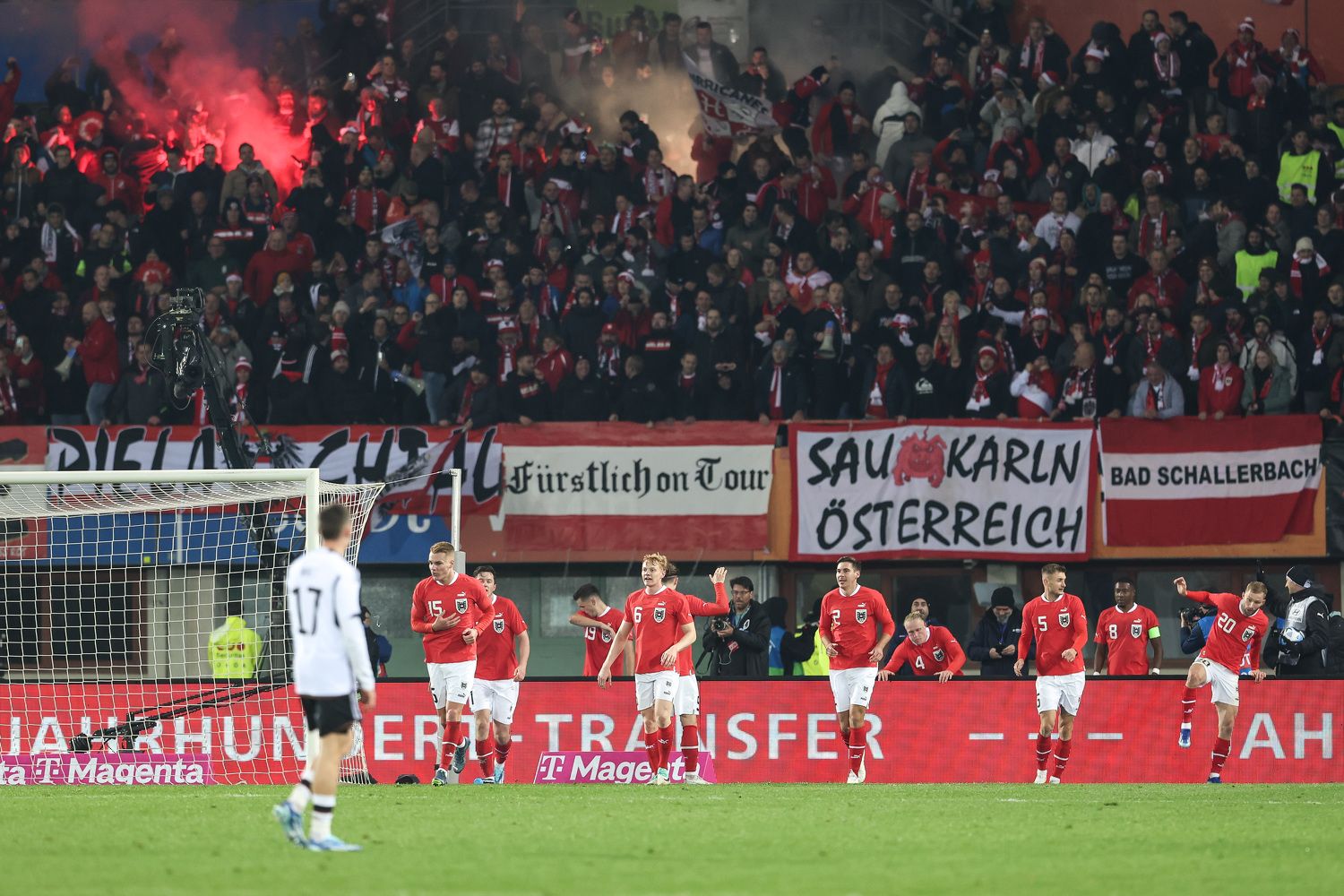 Österreich führte Deutschland im Wiener Prater vor.