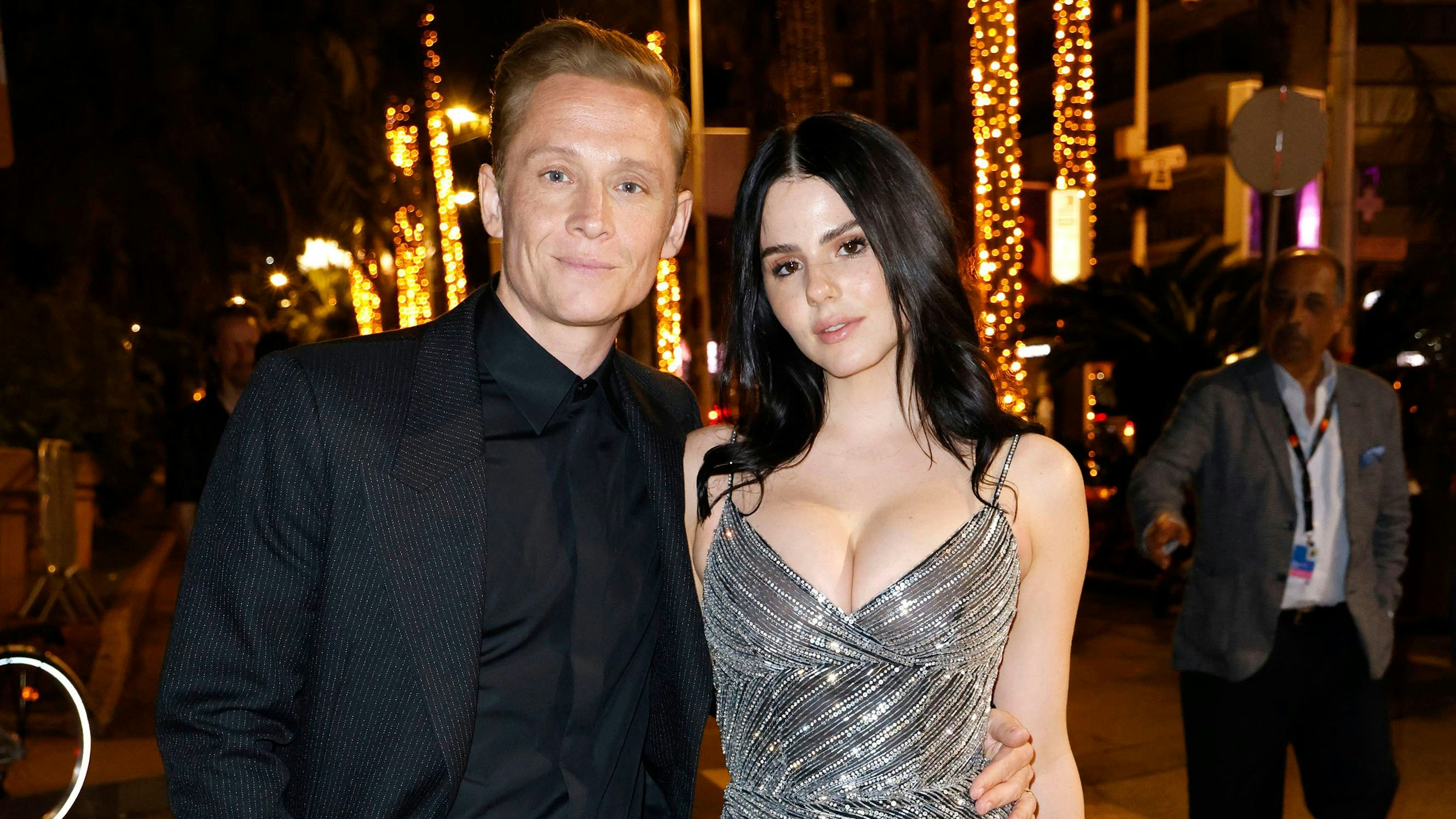 Matthias Schweighöfer und Ruby O. Fee bei der Ankunft zur Magnum-Party während des Festival de Cannes 2023