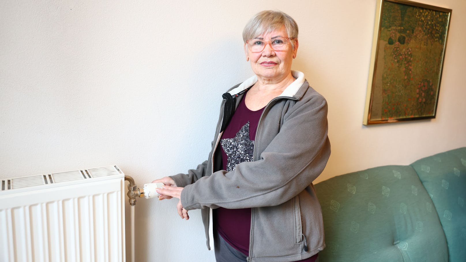 Maria D. kämpft mit ihren Heizkosten – mehr als 17 Grad hat es in ihrer Wohnung nicht.