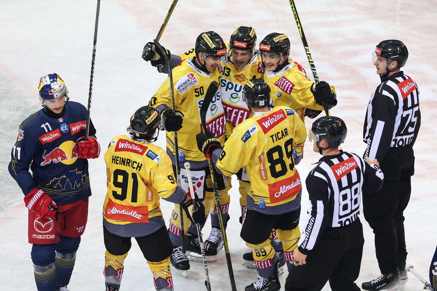 Jubel bei den spusu Capitals