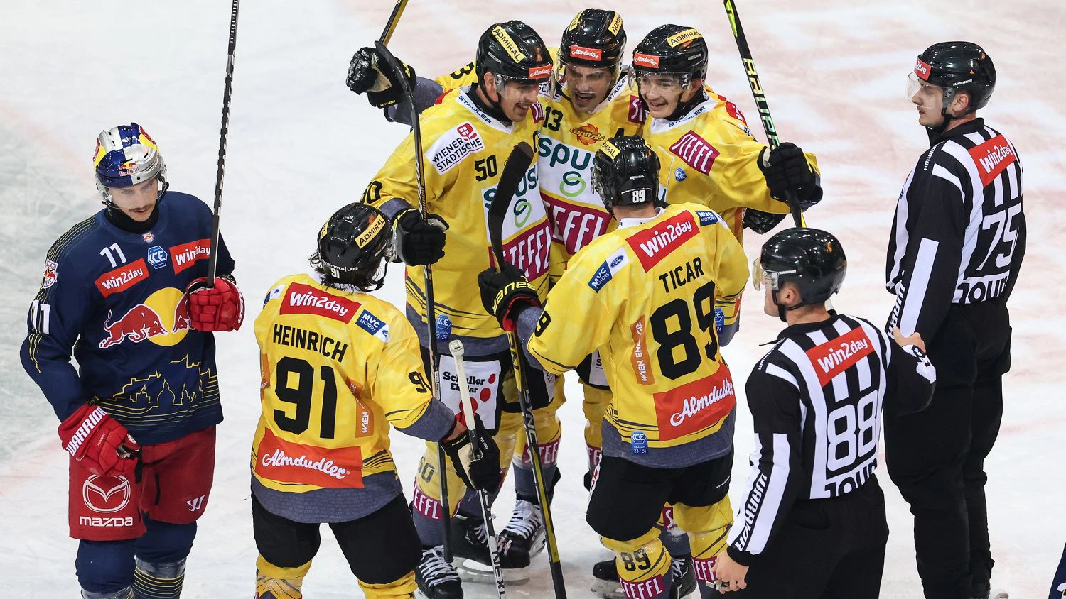 Jubel bei den spusu Capitals