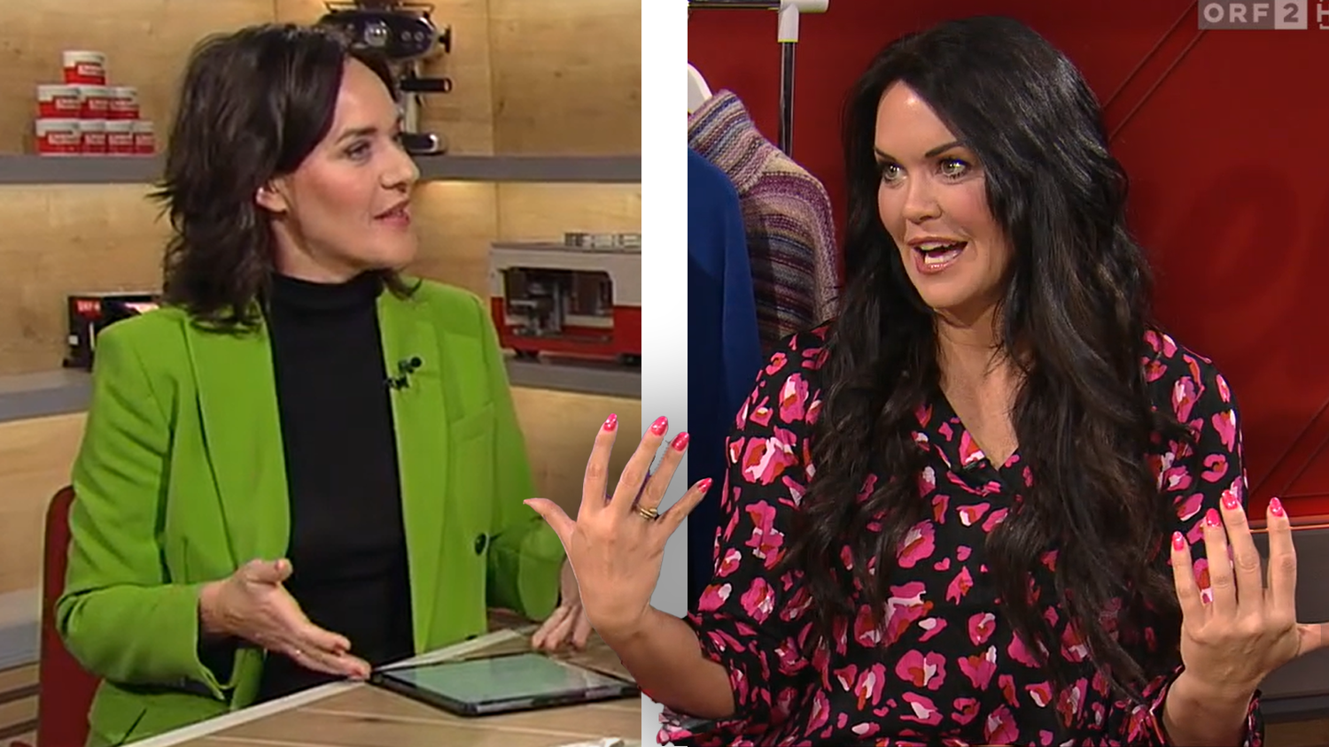 Eva Pölzl trifft jeden Mittwoch im ORF auf Martina Reuter.