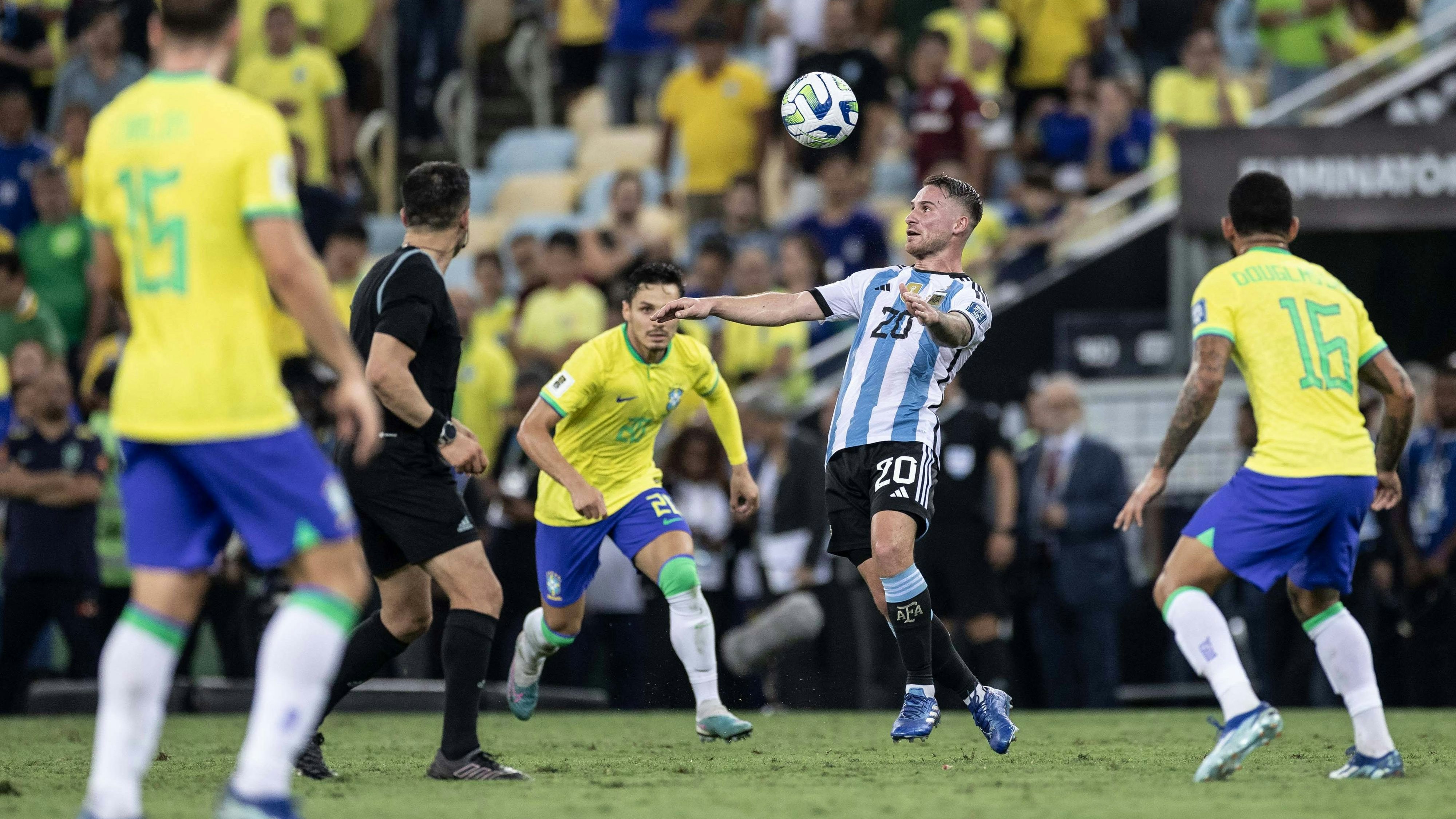 Alexis MacAllister gegen Brasilien