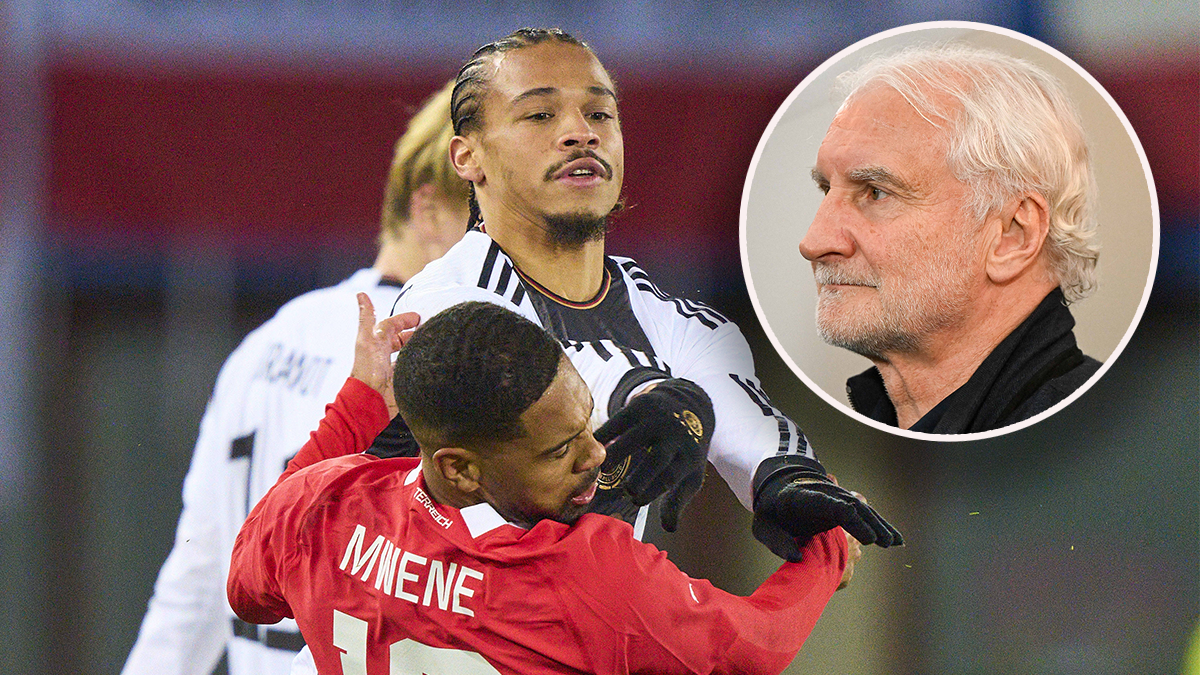 Rudi Völler sah eine rote Karte für Phillipp Mwene.