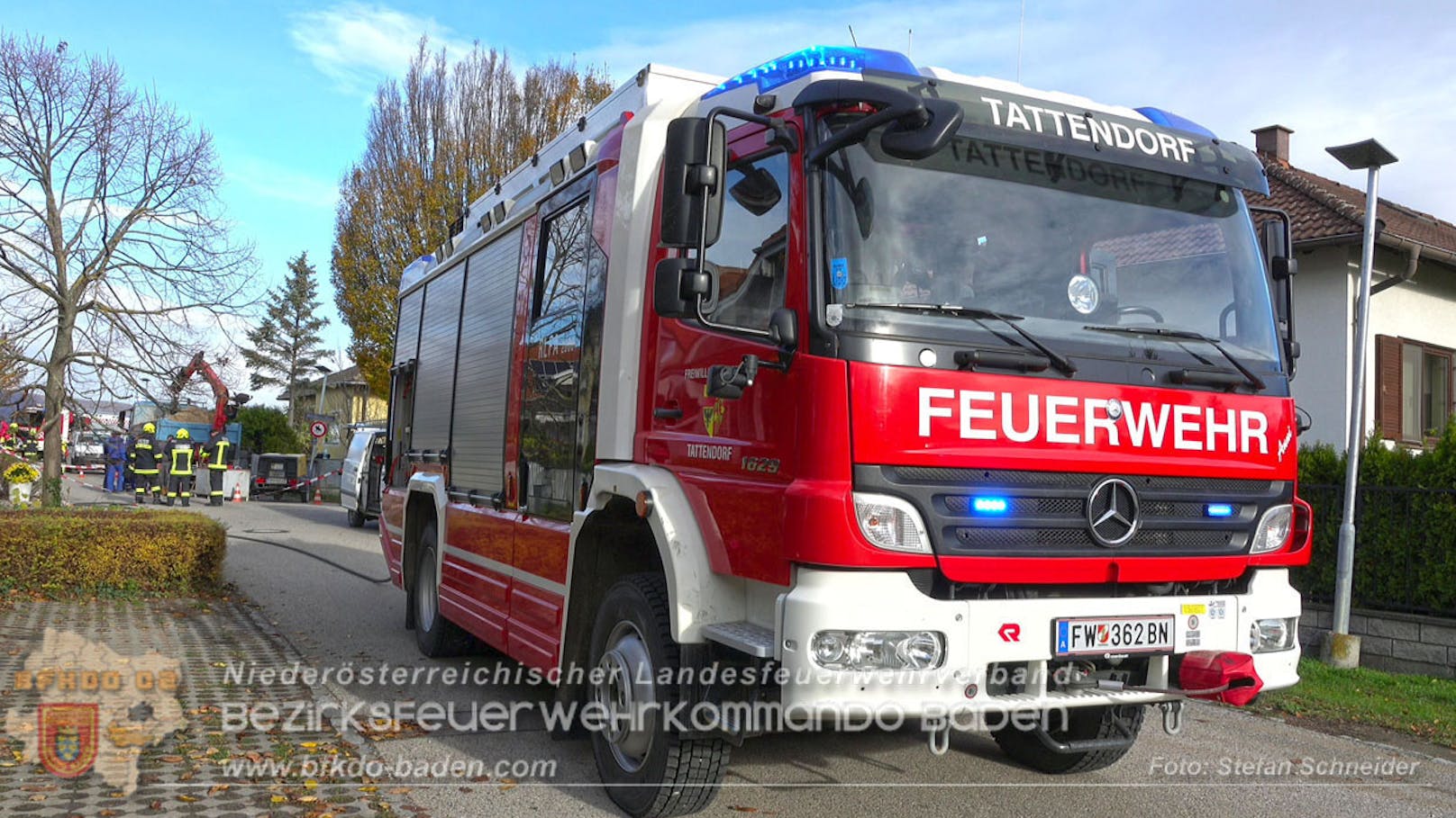 Die Feuerwehr kontrollierte im Anschluss die Keller der ... 