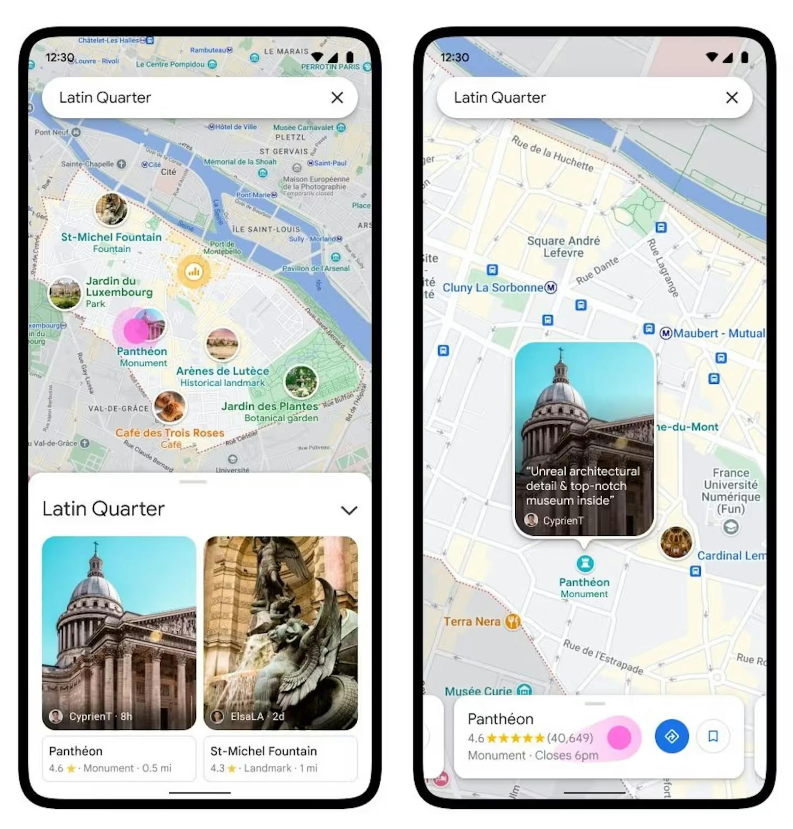 Google Maps soll künftig Highlights mit echten Bilder hervorheben, 3D-Ansichten bieten und Nutzer selbst Fotos der Umgebung hinzufügen lassen.