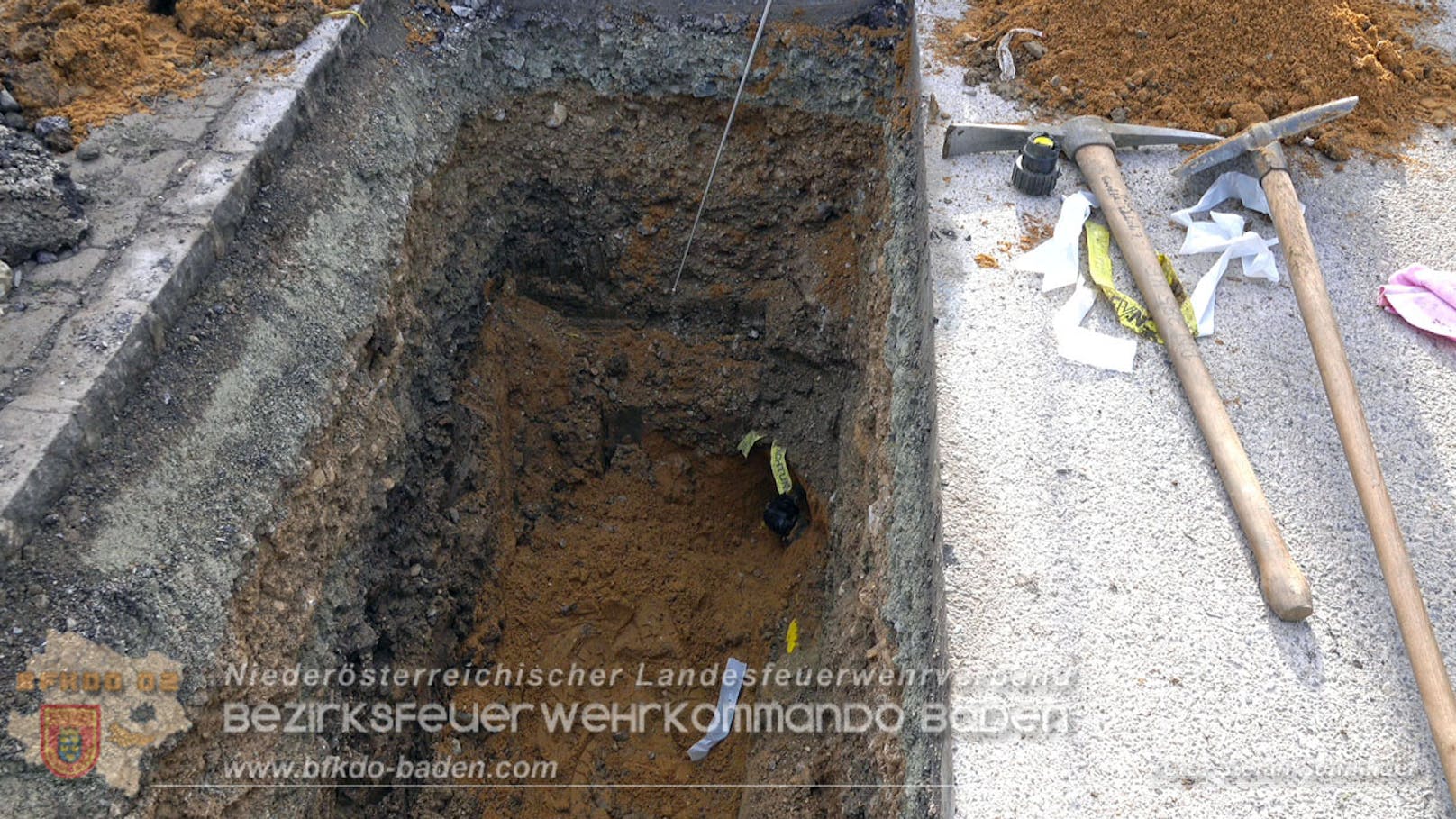 Bauarbeiter beschädigten bei Straßenarbeiten in Tattendorf die Erdgas-Leitung.